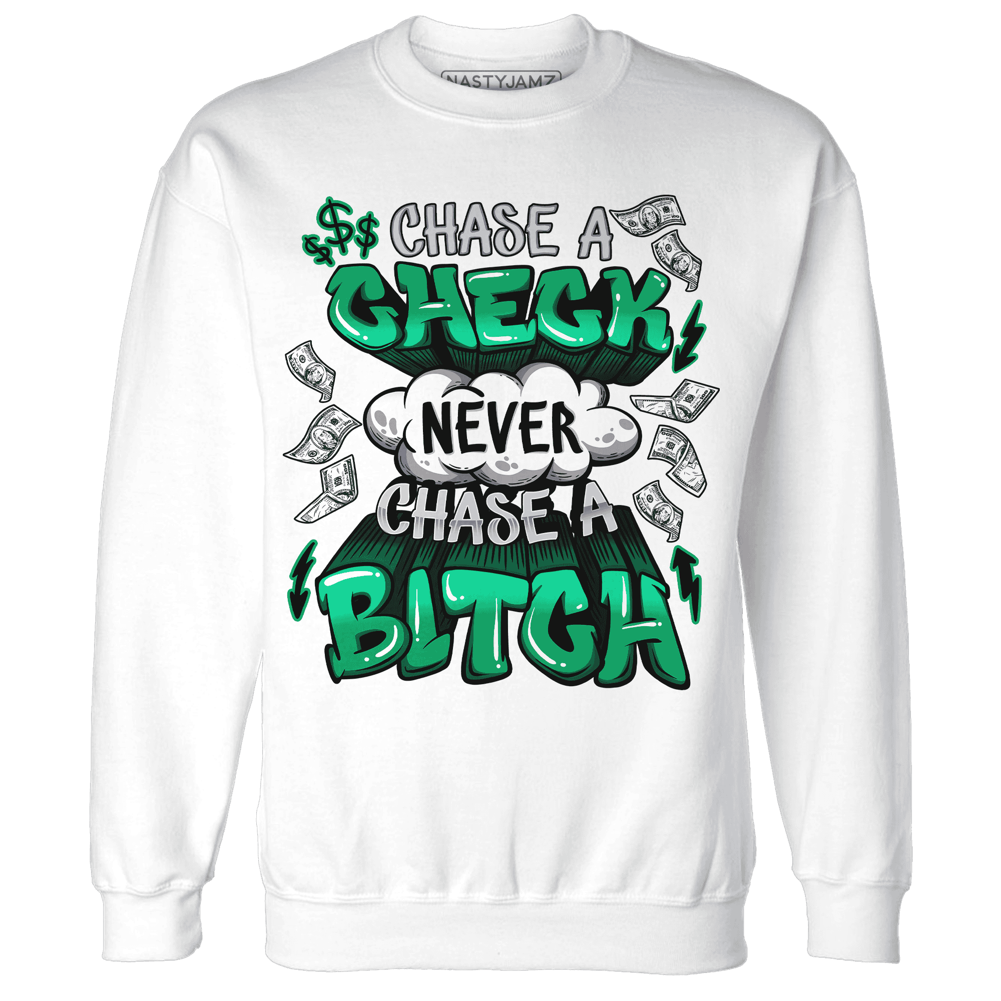 Lucky-Green-5s-Sweatshirt-Match-Chase-A-Check
