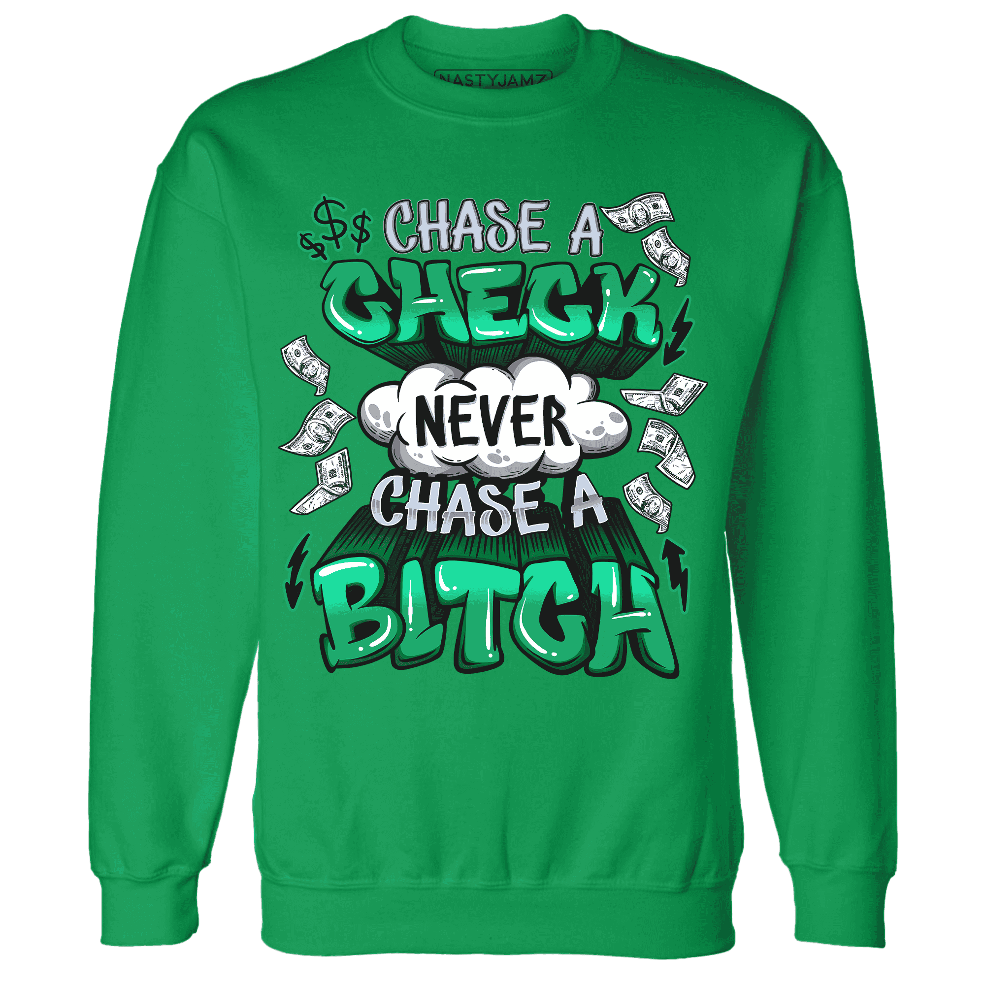 Lucky-Green-5s-Sweatshirt-Match-Chase-A-Check