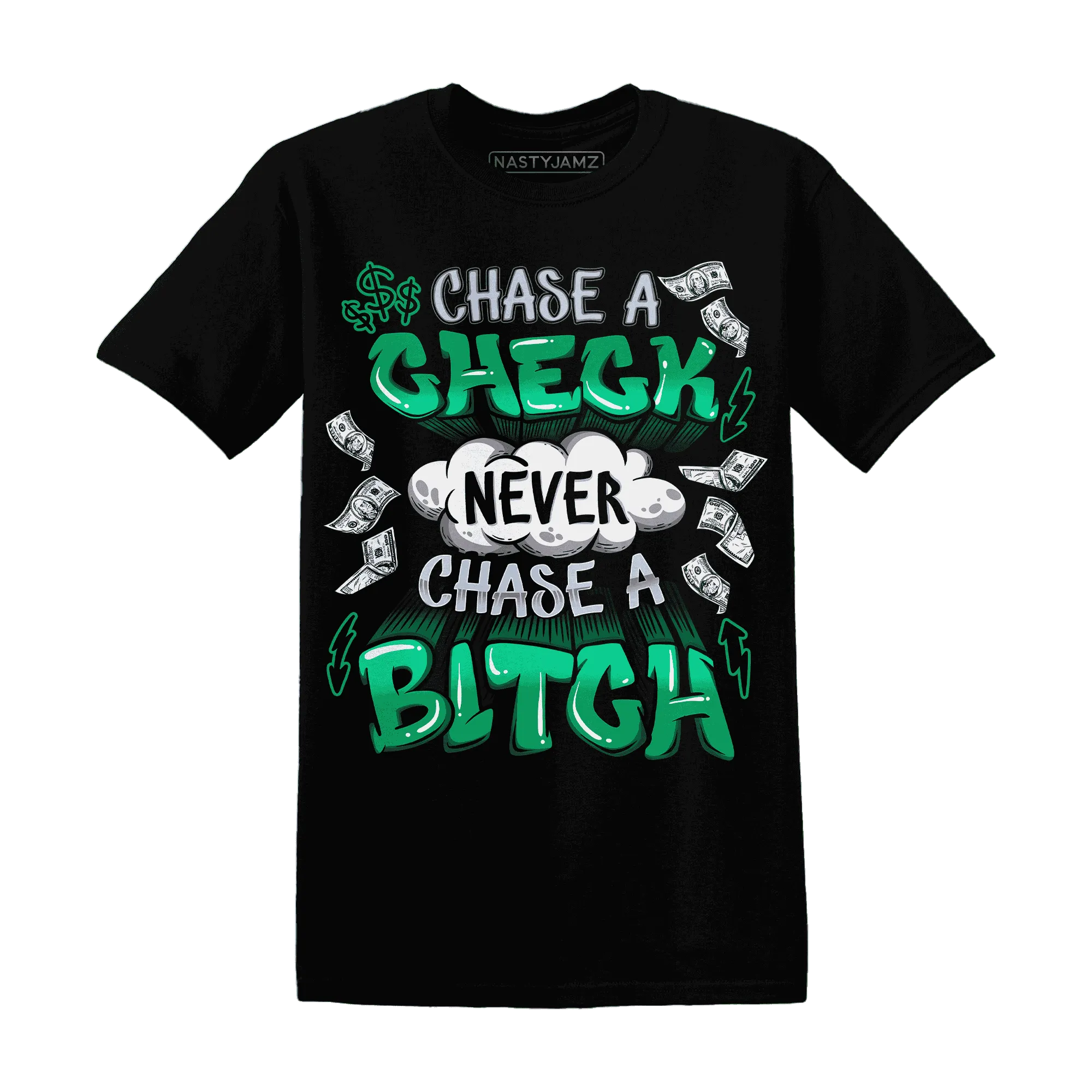Lucky-Green-5s-T-Shirt-Match-Chase-A-Check