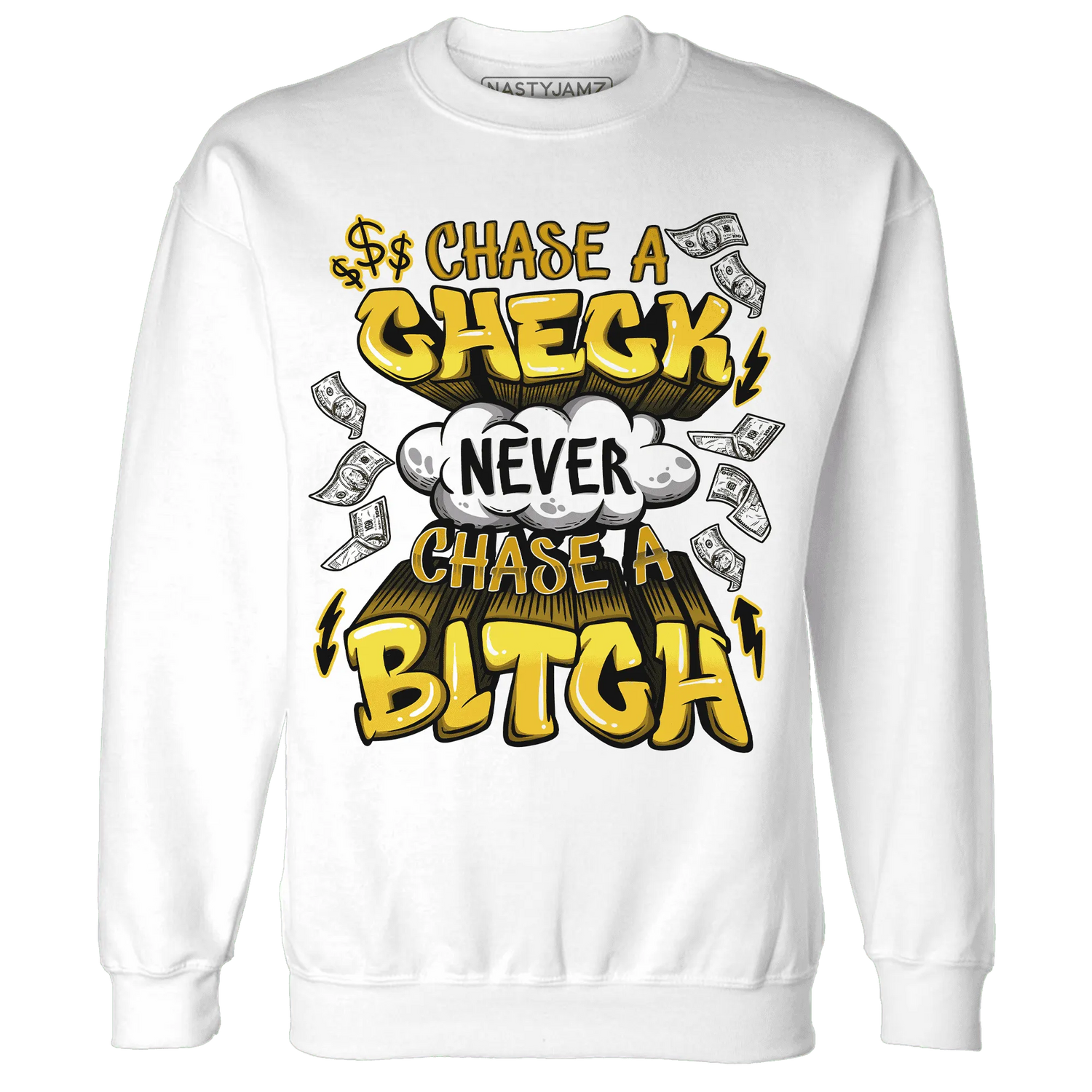 Yellow-Ochre-6s-Sweatshirt-Match-Chase-A-Check