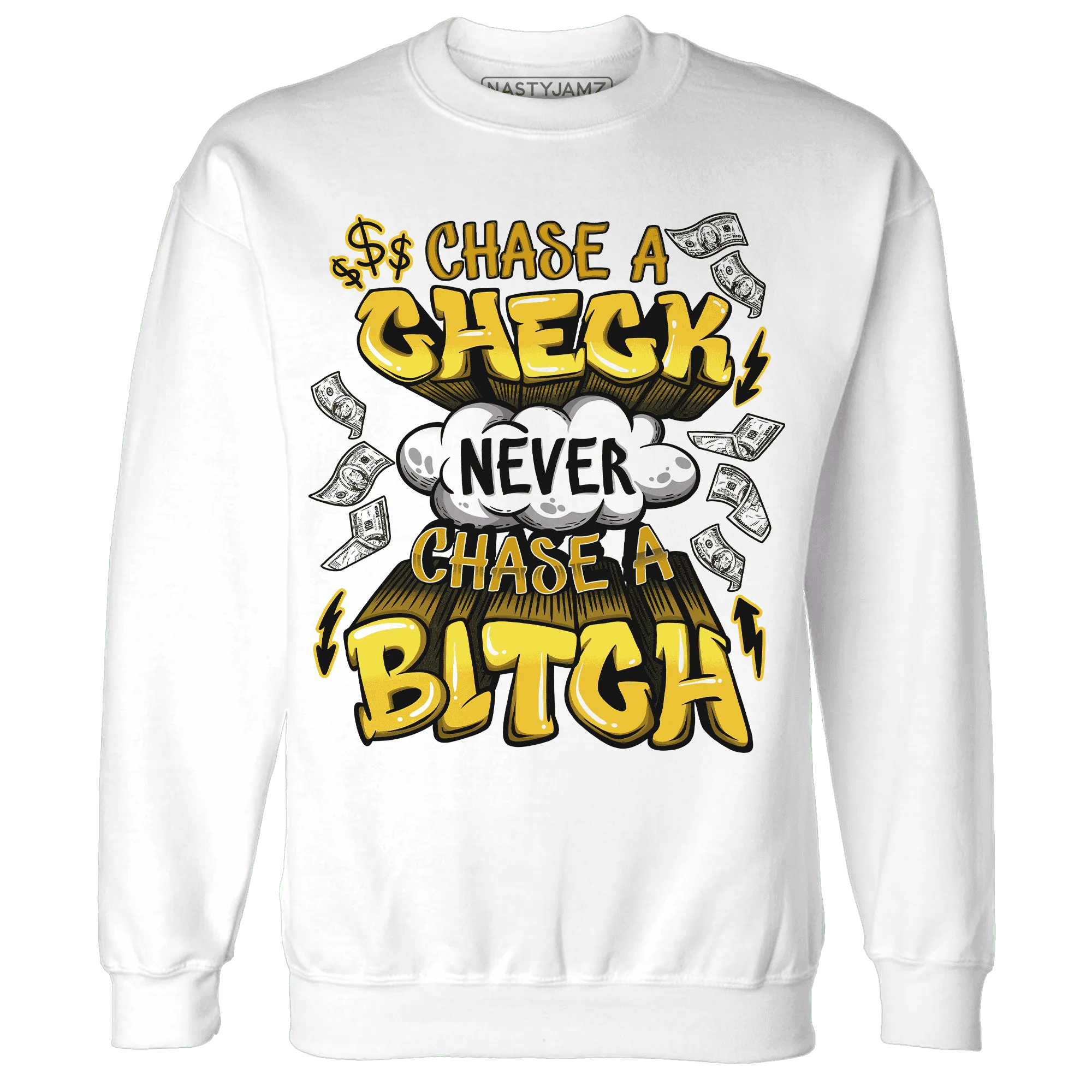 Yellow-Ochre-6s-Sweatshirt-Match-Chase-A-Check