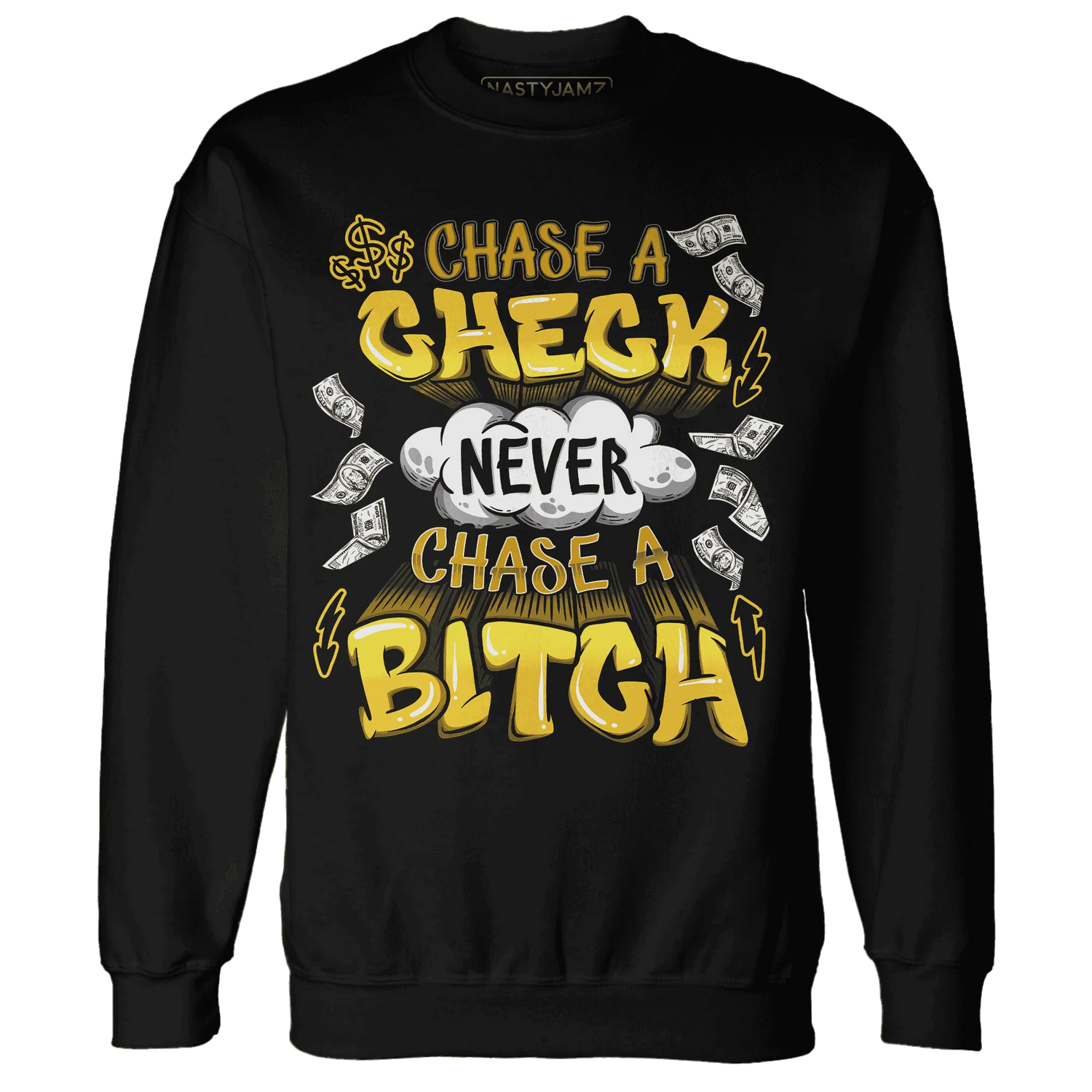 Yellow-Ochre-6s-Sweatshirt-Match-Chase-A-Check