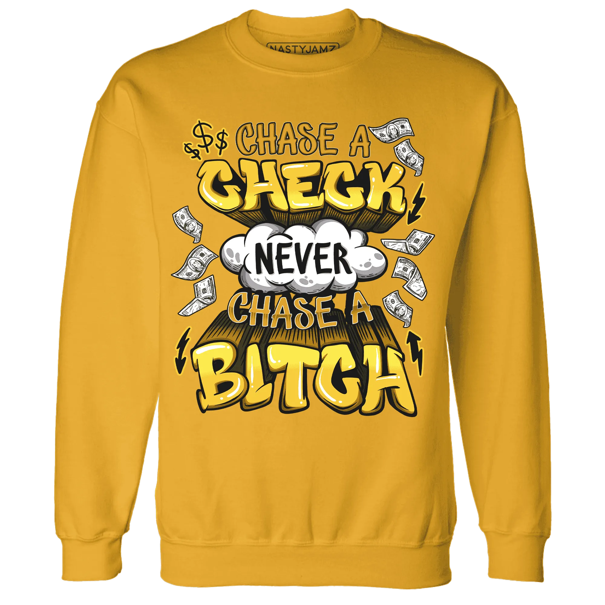 Yellow-Ochre-6s-Sweatshirt-Match-Chase-A-Check