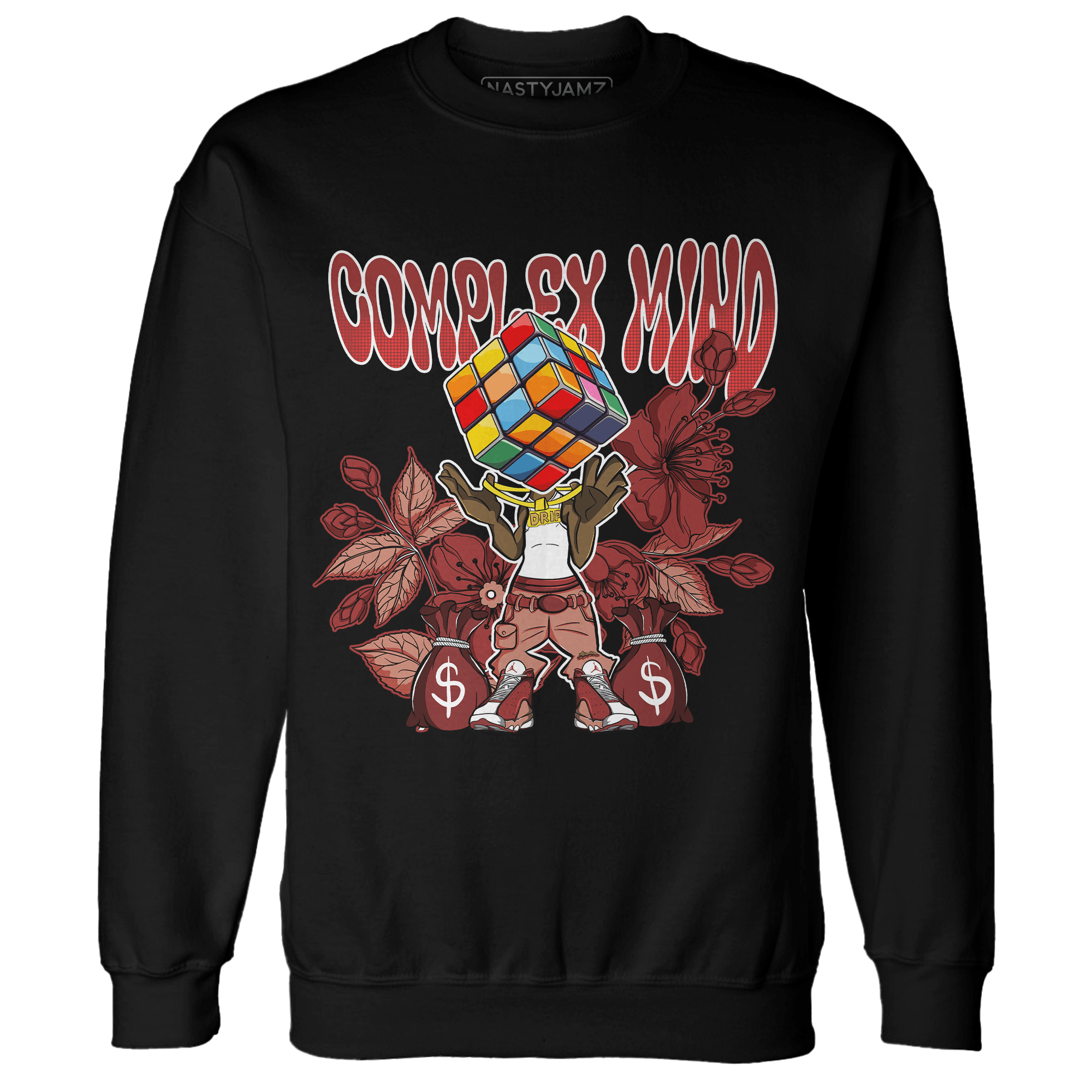 Dune Red 13s Sweatshirt Match Complex Mind - NastyJamz