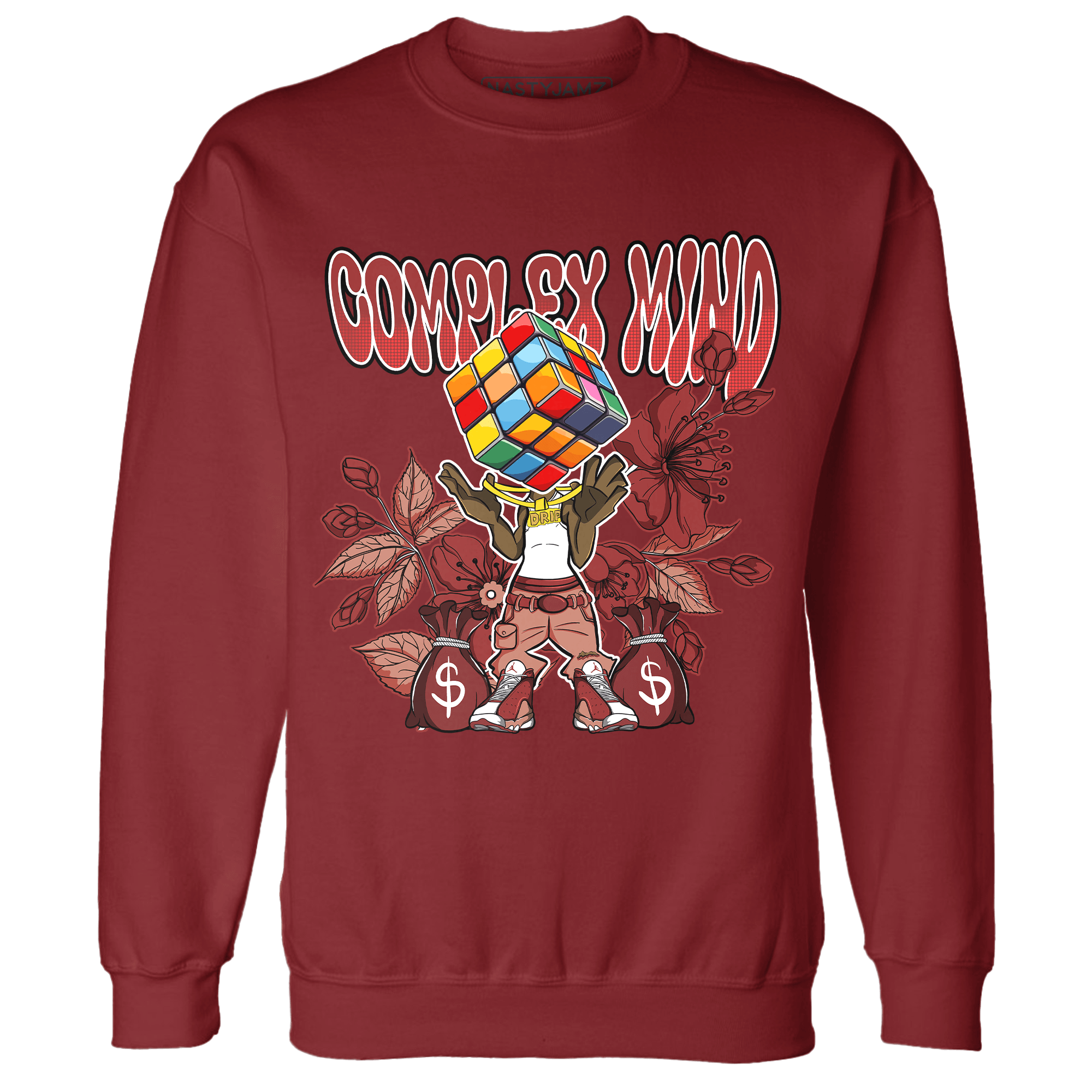 Dune Red 13s Sweatshirt Match Complex Mind - NastyJamz