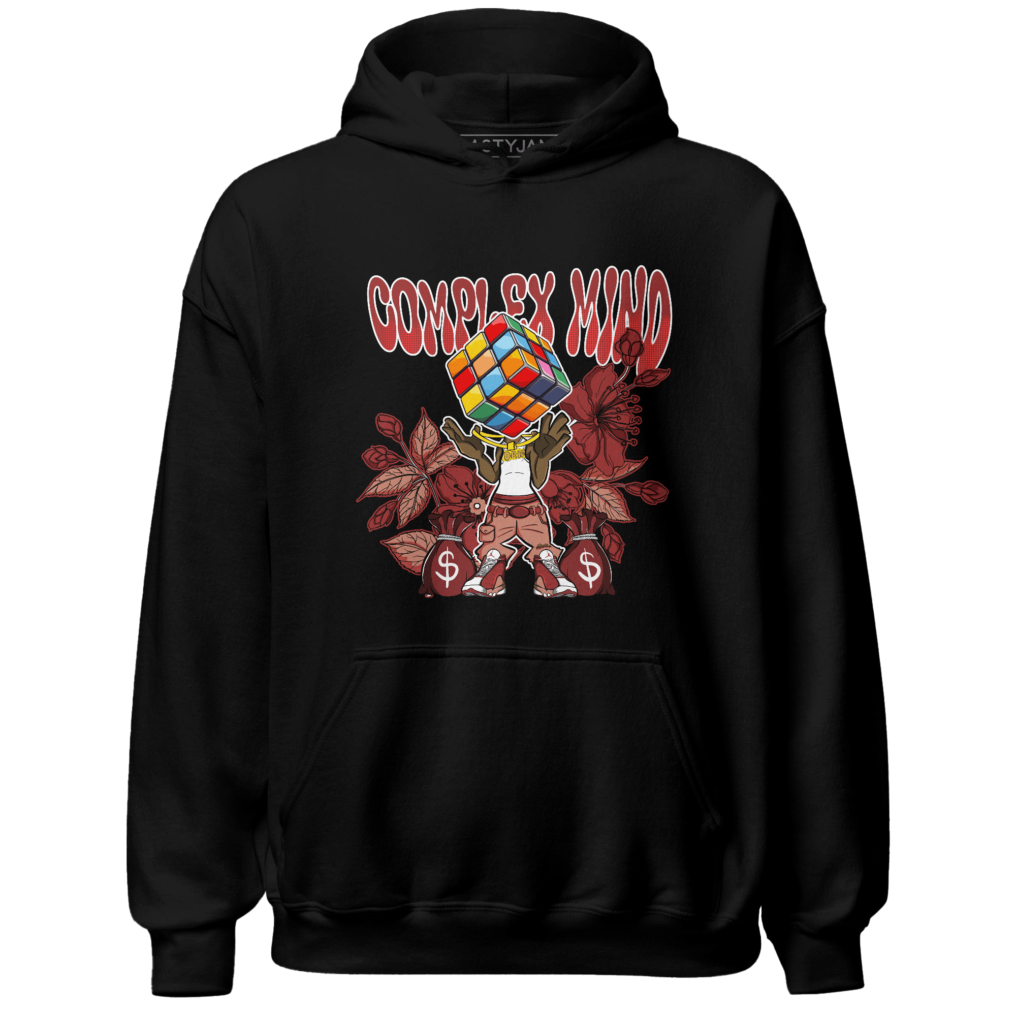 Dune Red 13s Hoodie Match Complex Mind - NastyJamz
