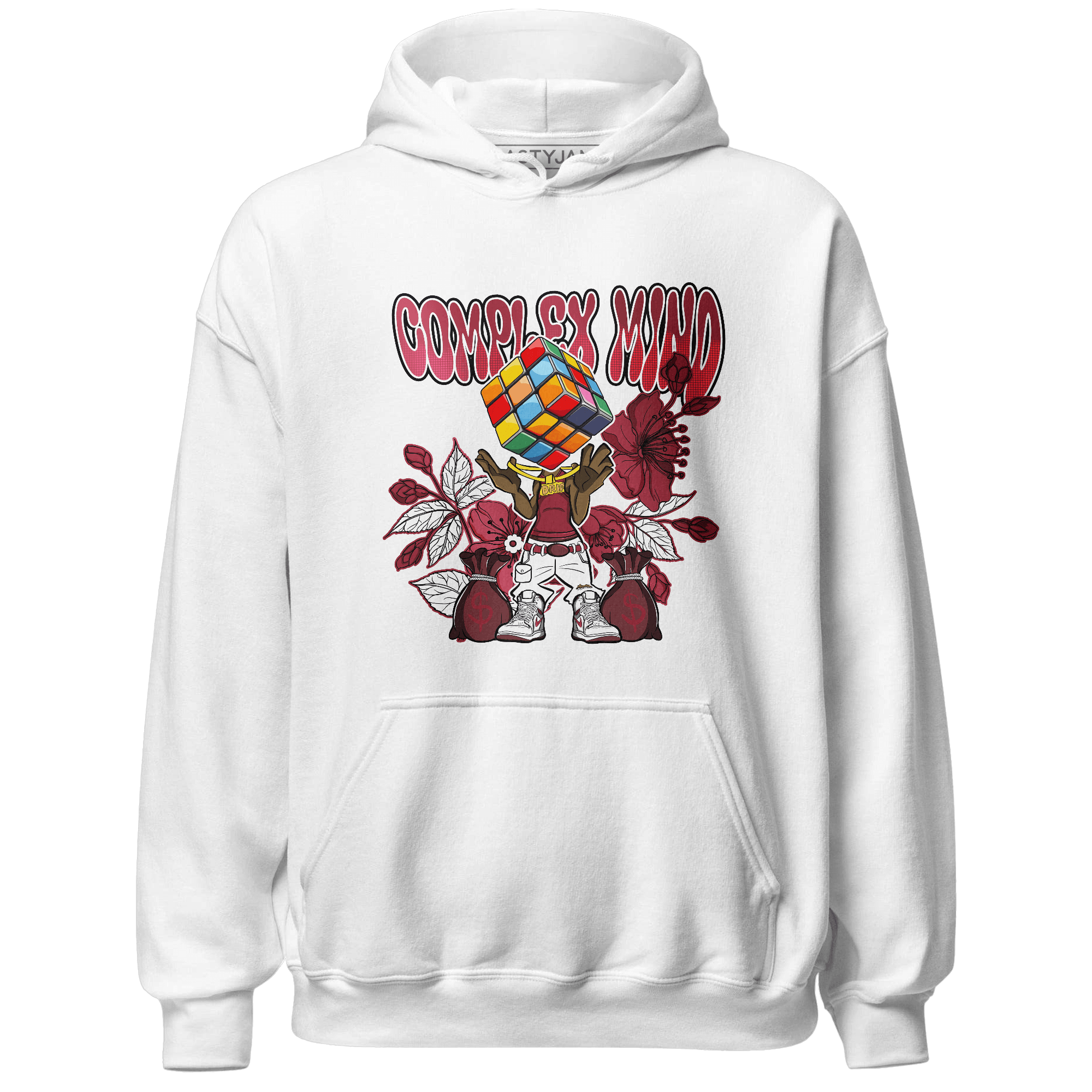 High 85 Metallic Burgundy 1s Hoodie Match Complex Mind - NastyJamz