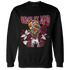 High White Team Red 1s Sweatshirt Match Complex Mind - NastyJamz