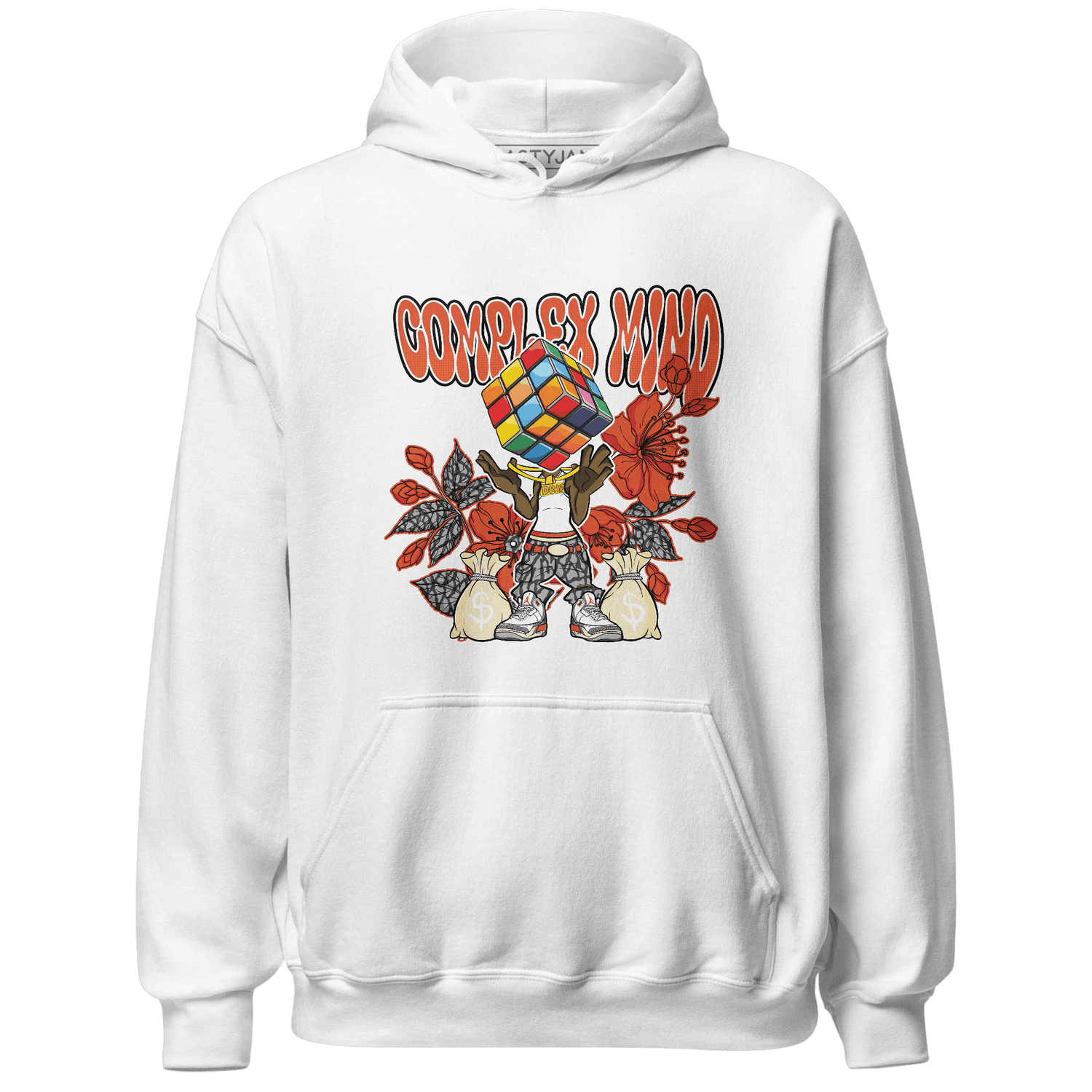 Georgia Peach 3s Hoodie Match Complex Mind - NastyJamz