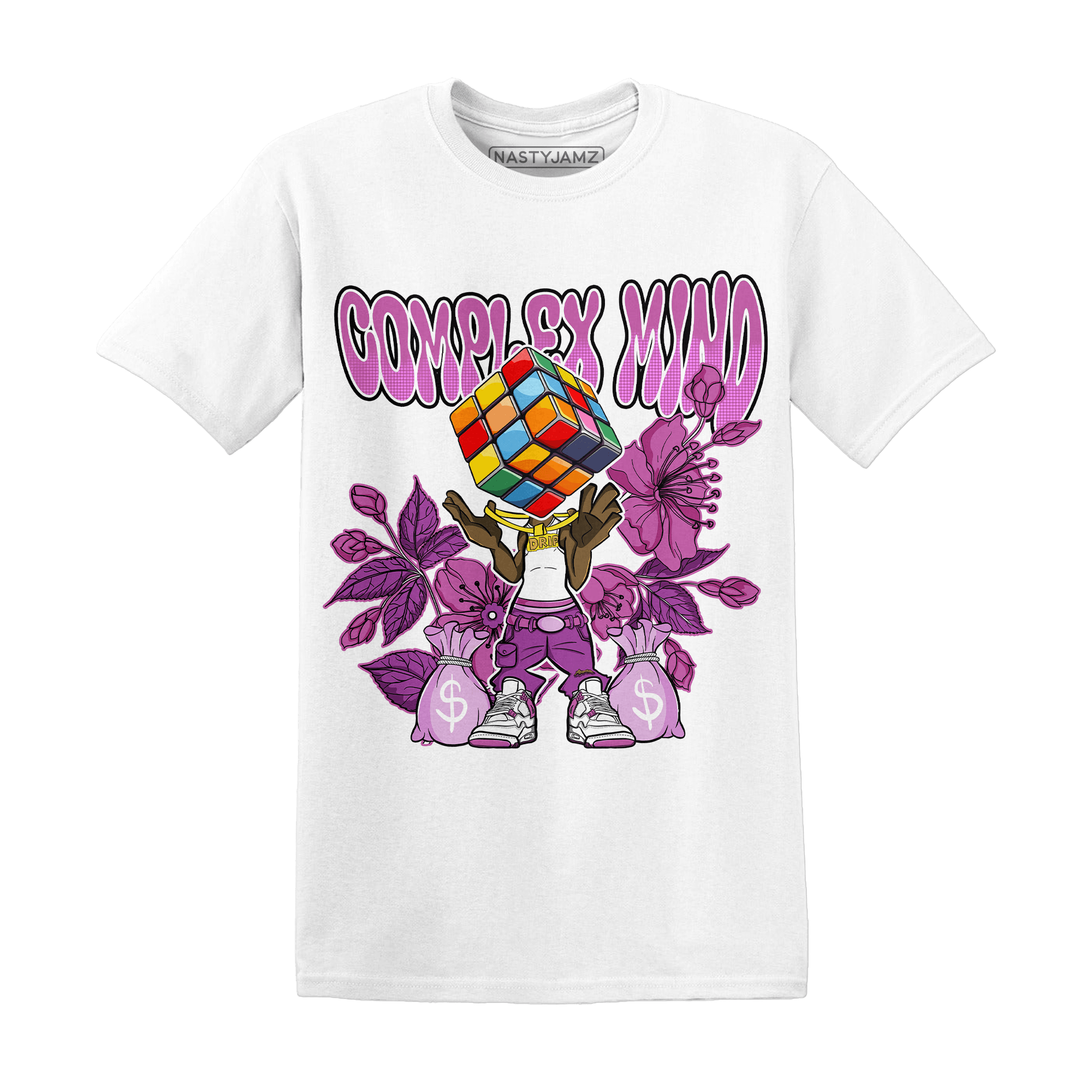 GS Hyper Violet 4s T Shirt Match Complex Mind - NastyJamz