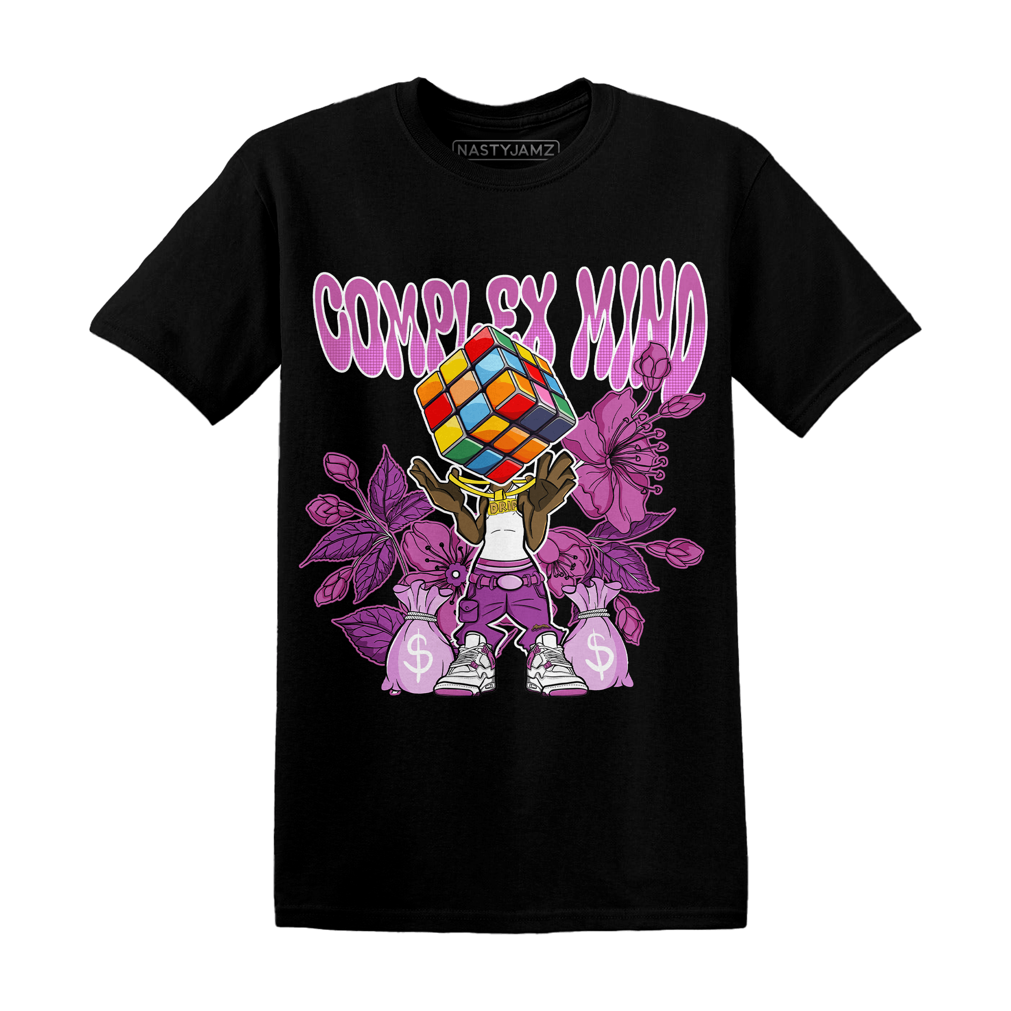 GS Hyper Violet 4s T Shirt Match Complex Mind - NastyJamz