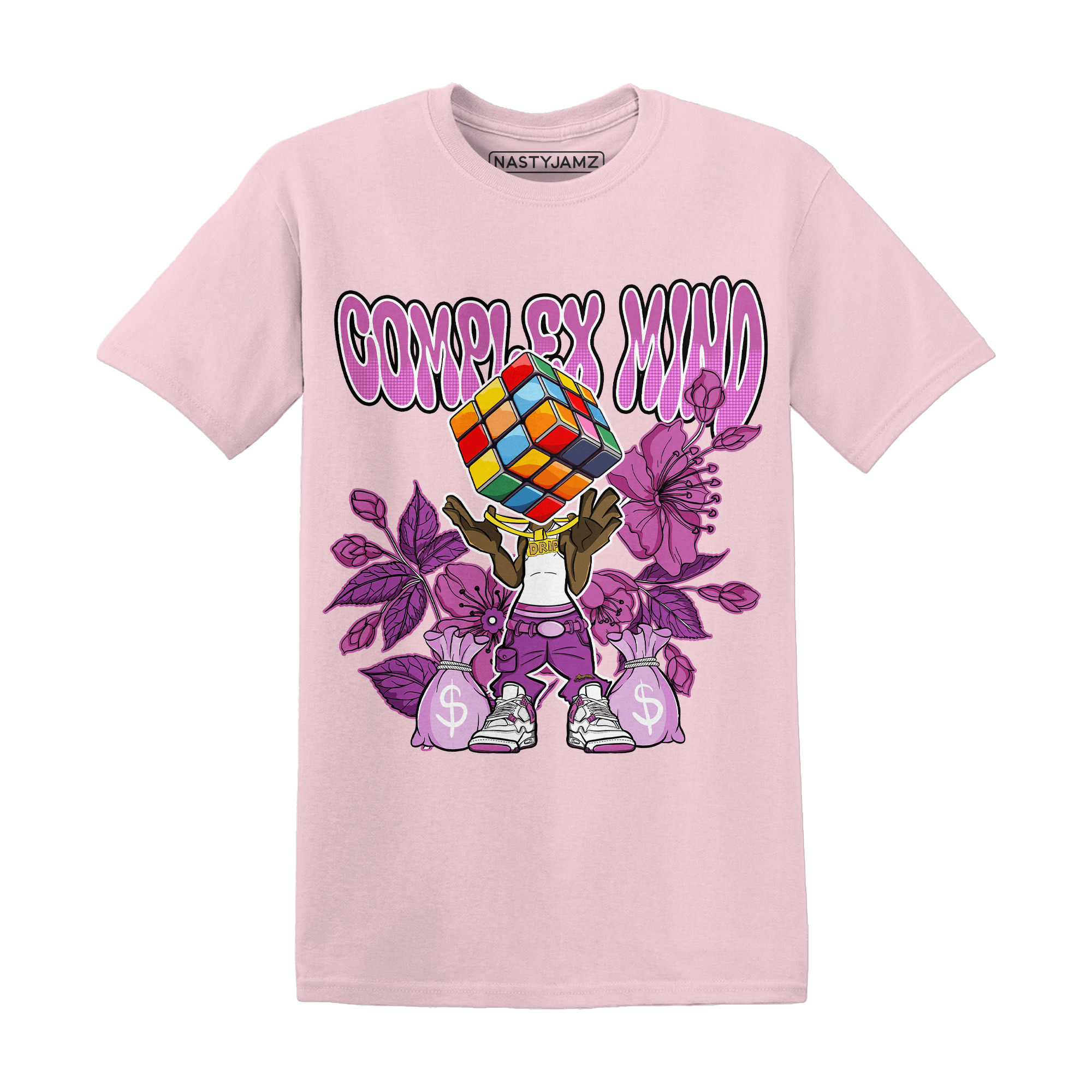 GS Hyper Violet 4s T Shirt Match Complex Mind - NastyJamz