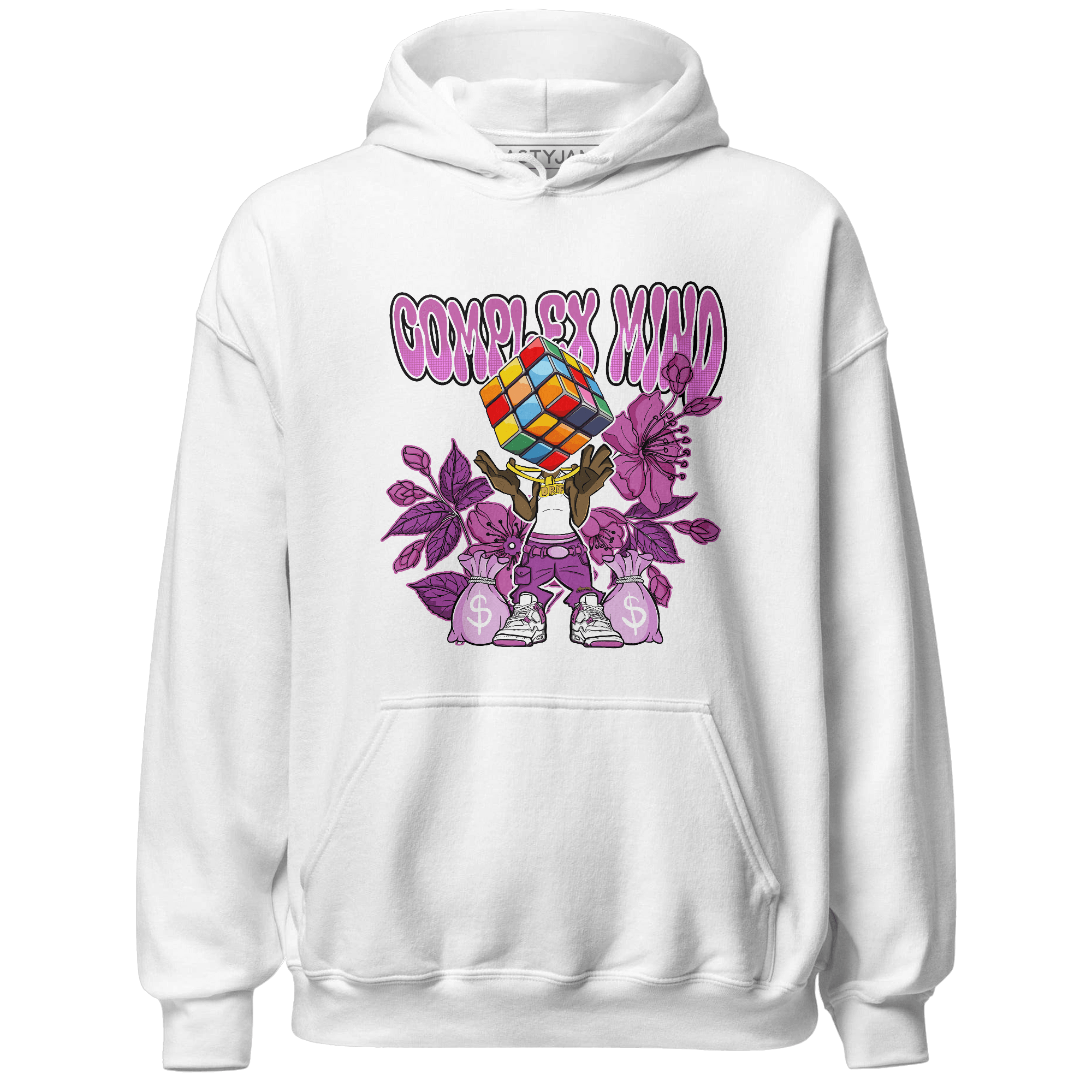 GS Hyper Violet 4s Hoodie Match Complex Mind - NastyJamz