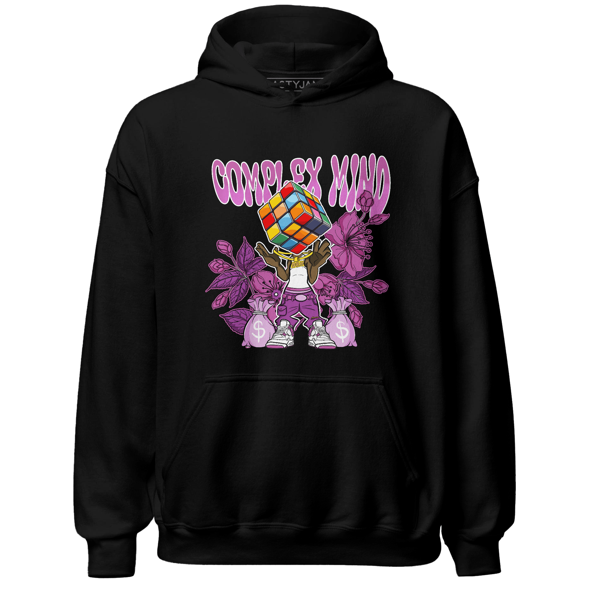 GS Hyper Violet 4s Hoodie Match Complex Mind - NastyJamz