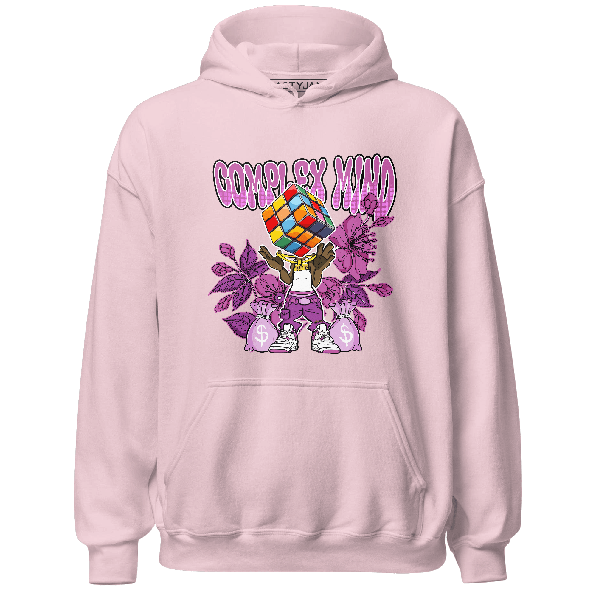 GS Hyper Violet 4s Hoodie Match Complex Mind - NastyJamz