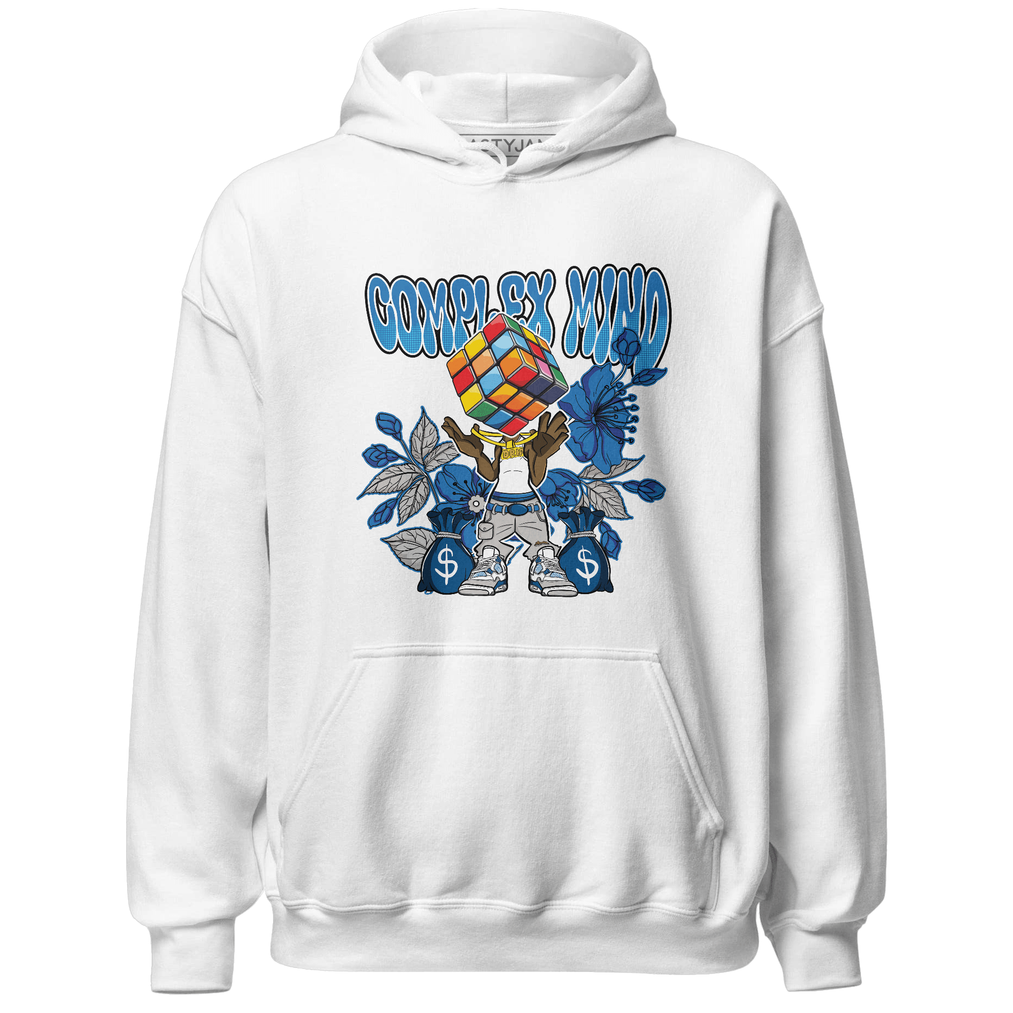Industrial Blue 4s Hoodie Match Complex Mind - NastyJamz