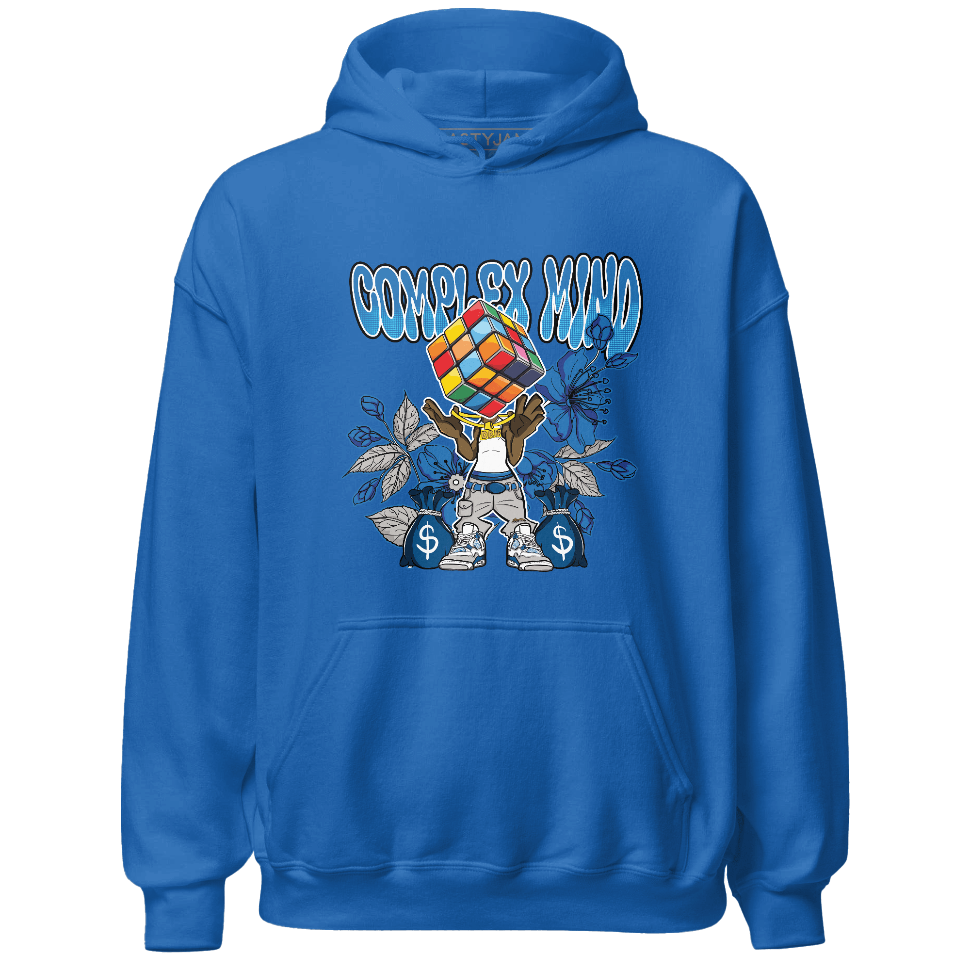 Industrial Blue 4s Hoodie Match Complex Mind - NastyJamz