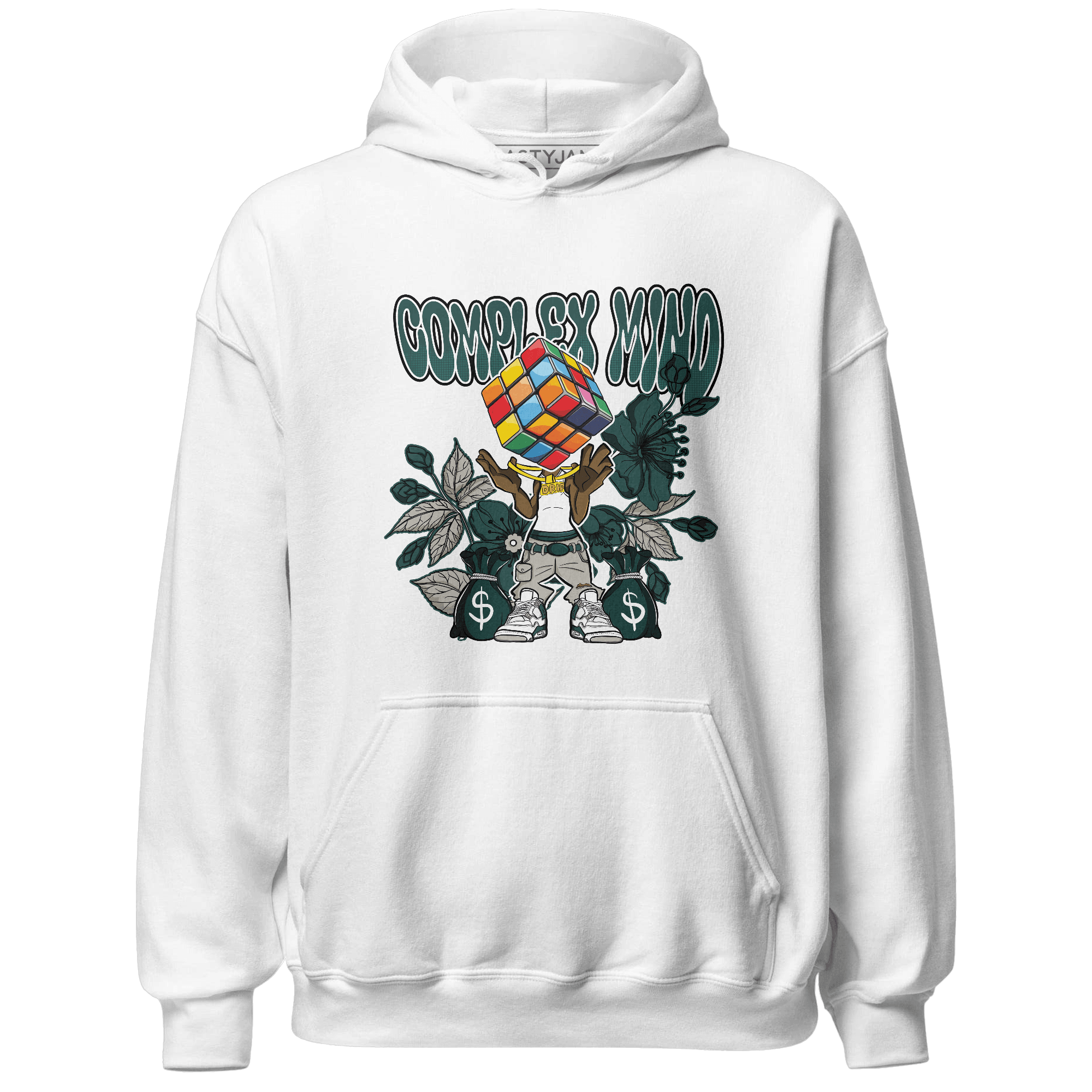 Oxidized Green 4s Hoodie Match Complex Mind - NastyJamz