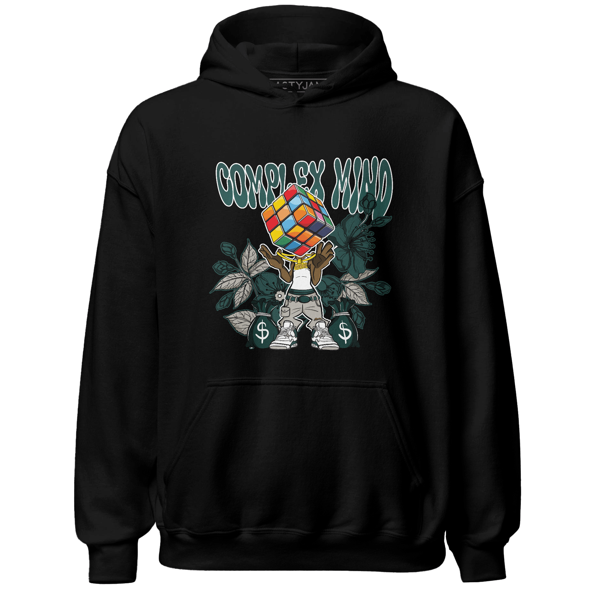 Oxidized Green 4s Hoodie Match Complex Mind - NastyJamz