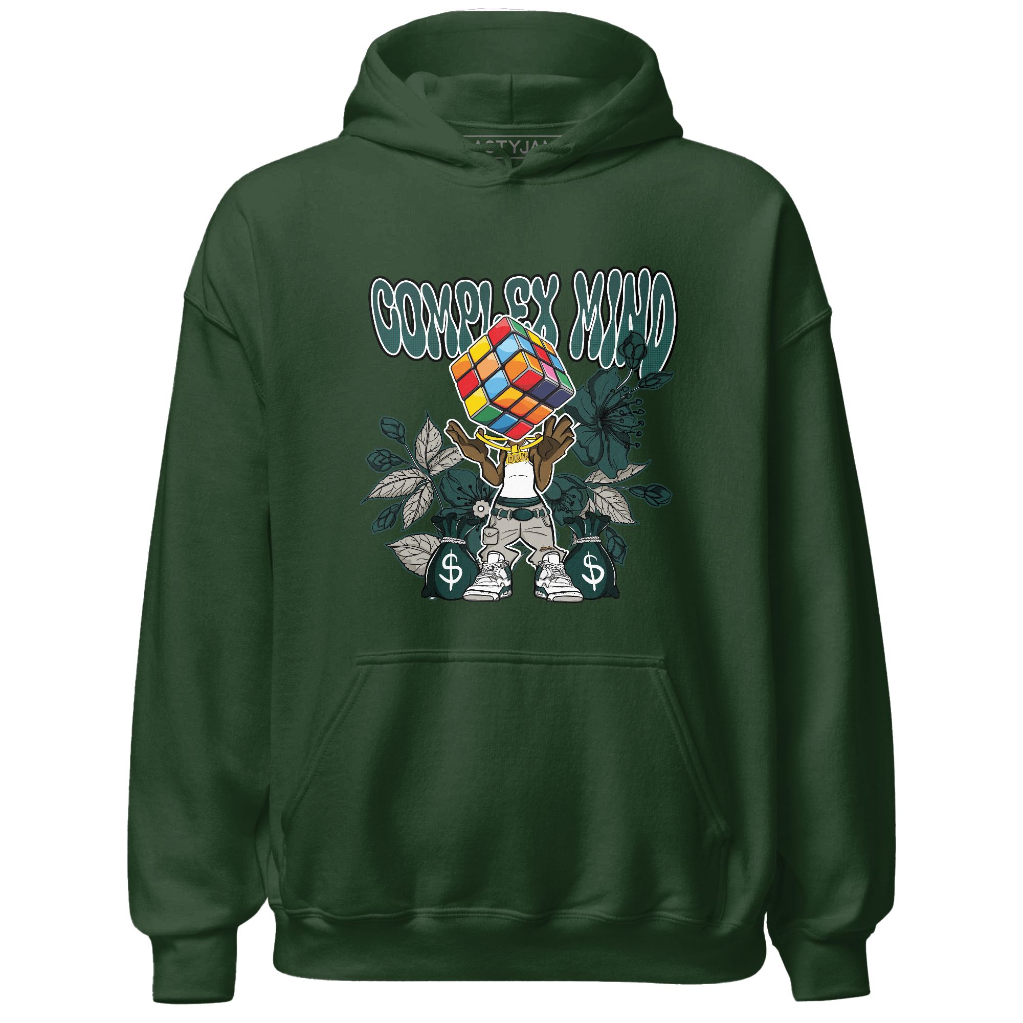 Oxidized Green 4s Hoodie Match Complex Mind - NastyJamz