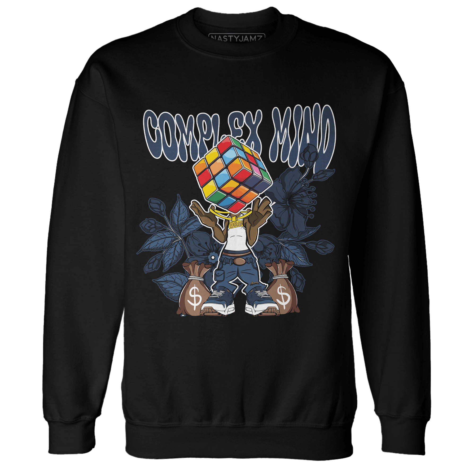 AM 1 86 Jackie Robinson Sweatshirt Match Complex Mind - NastyJamz