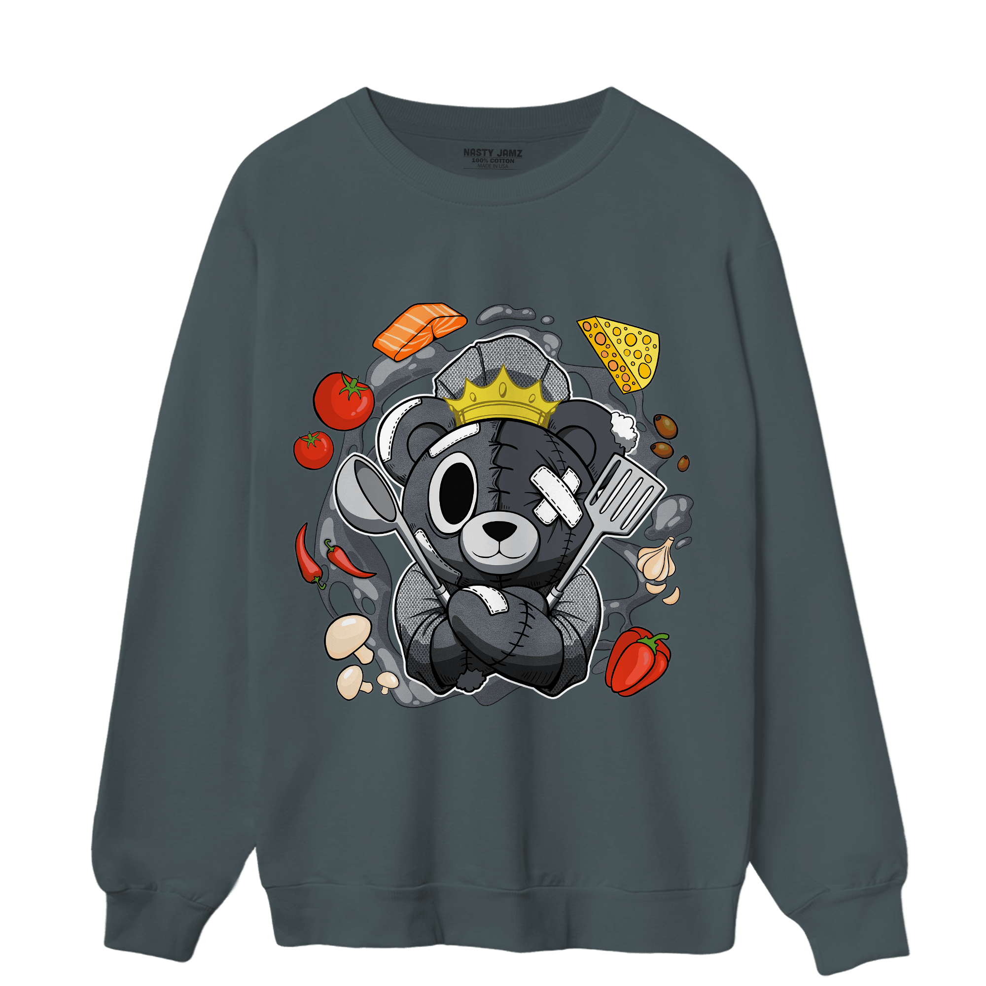 Air Max 90 Iron Grey Sweatshirt Match Cooking Ber - NastyJamz