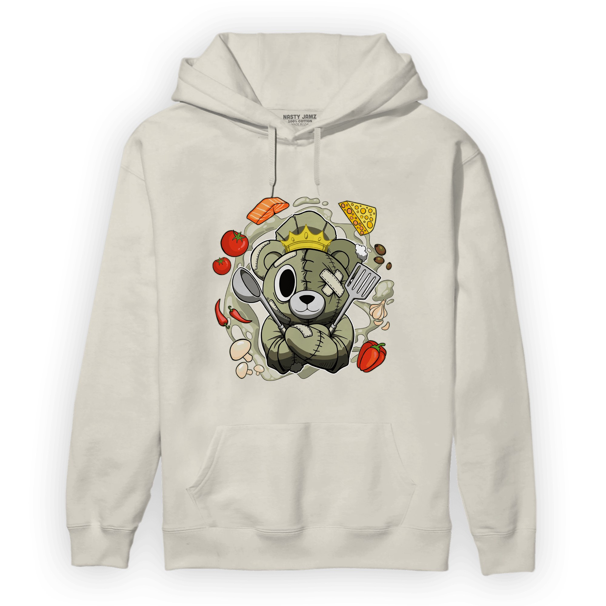 Yeezy Slide Resin Hoodie Match Cooking Ber - NastyJamz