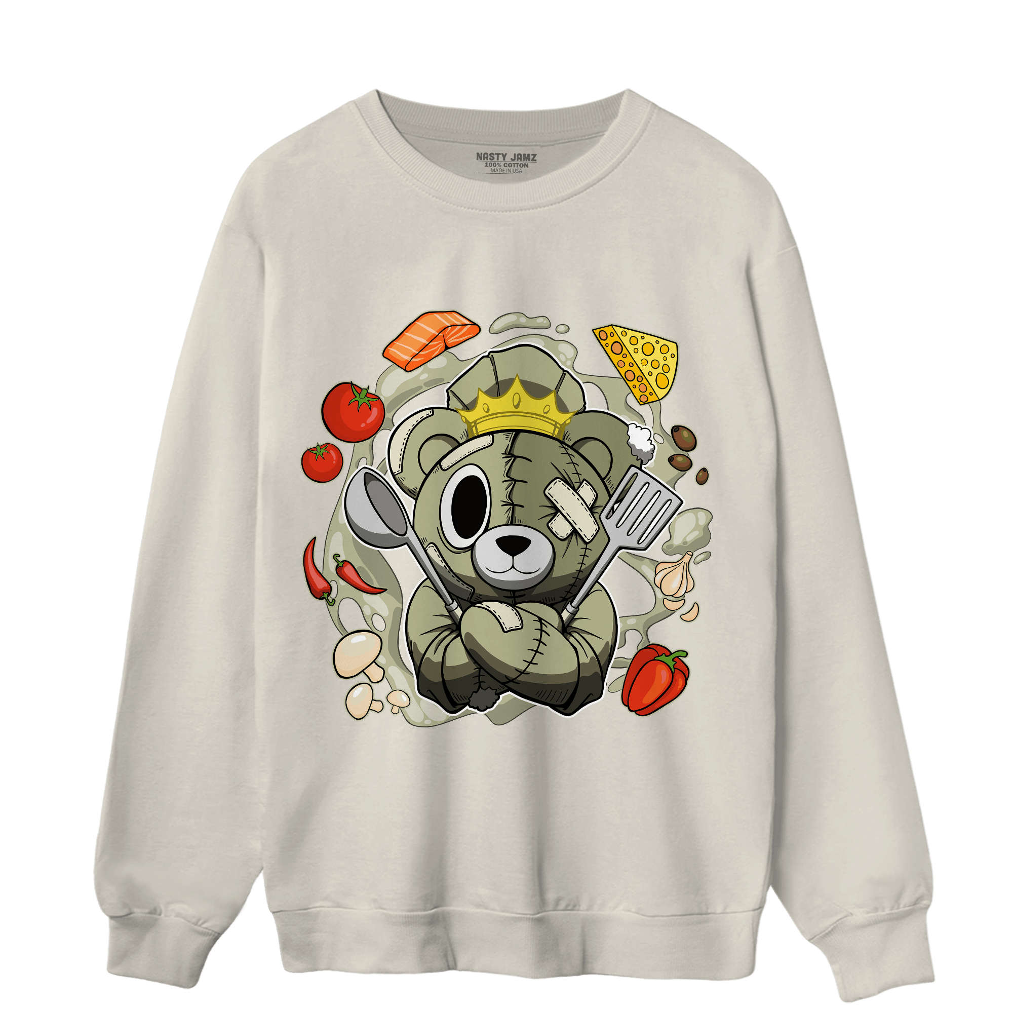 Yeezy Slide Resin Sweatshirt Match Cooking Ber - NastyJamz