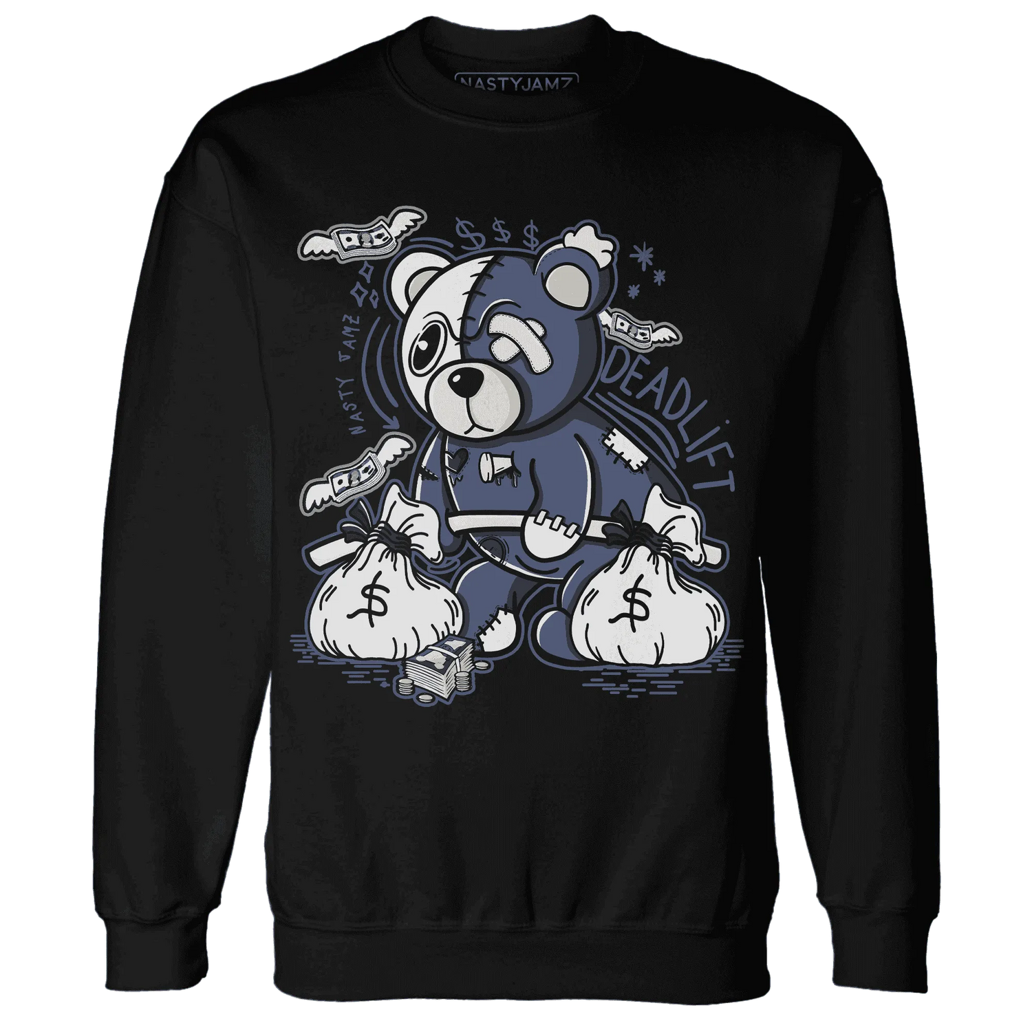 Low-Diffused-Blue-11s-Sweatshirt-Match-Deadlift-BER