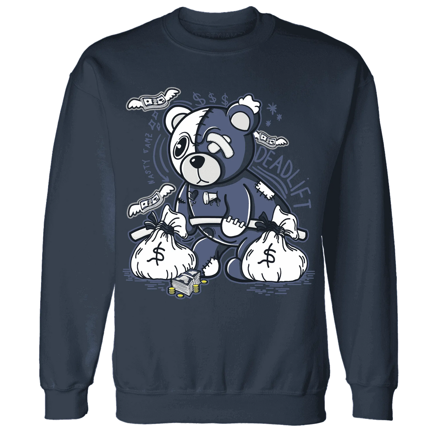 Low-Diffused-Blue-11s-Sweatshirt-Match-Deadlift-BER