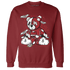 Retro Red Taxi 12s Sweatshirt Match Deadlift BER - NastyJamz