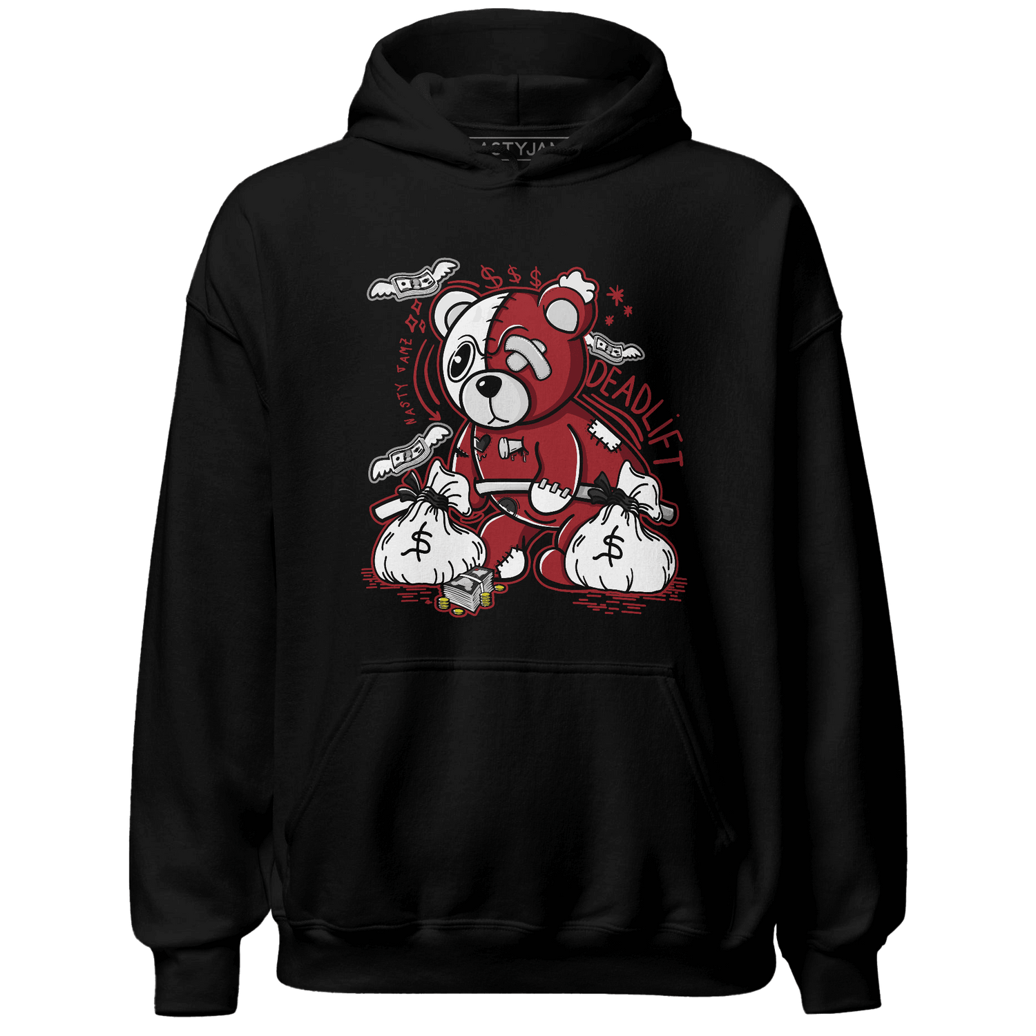 Retro Red Taxi 12s Hoodie Match Deadlift BER - NastyJamz