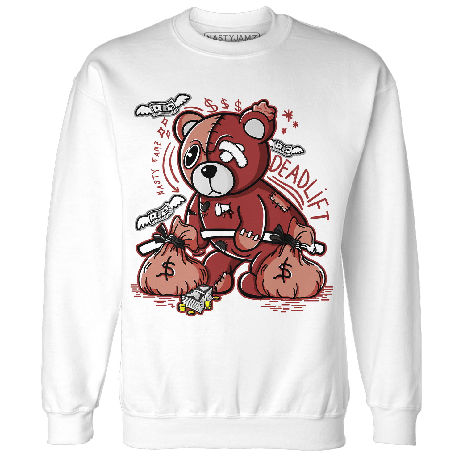 Dune Red 13s Sweatshirt Match Deadlift BER - NastyJamz