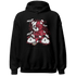 High 85 Metallic Burgundy 1s Hoodie Match Deadlift BER - NastyJamz