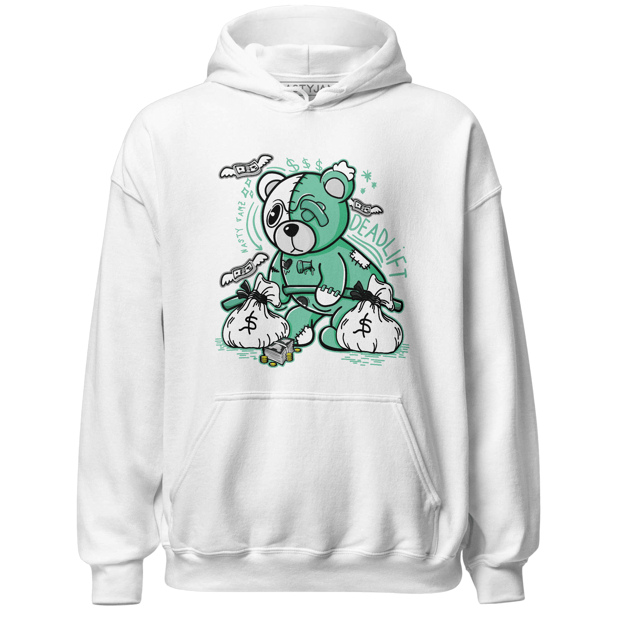 High OG Green Glow 1s Hoodie Match Deadlift BER - NastyJamz