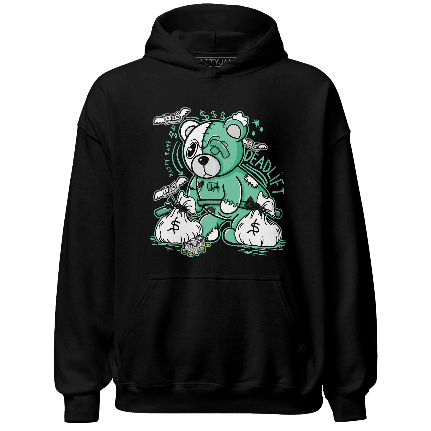 High OG Green Glow 1s Hoodie Match Deadlift BER - NastyJamz