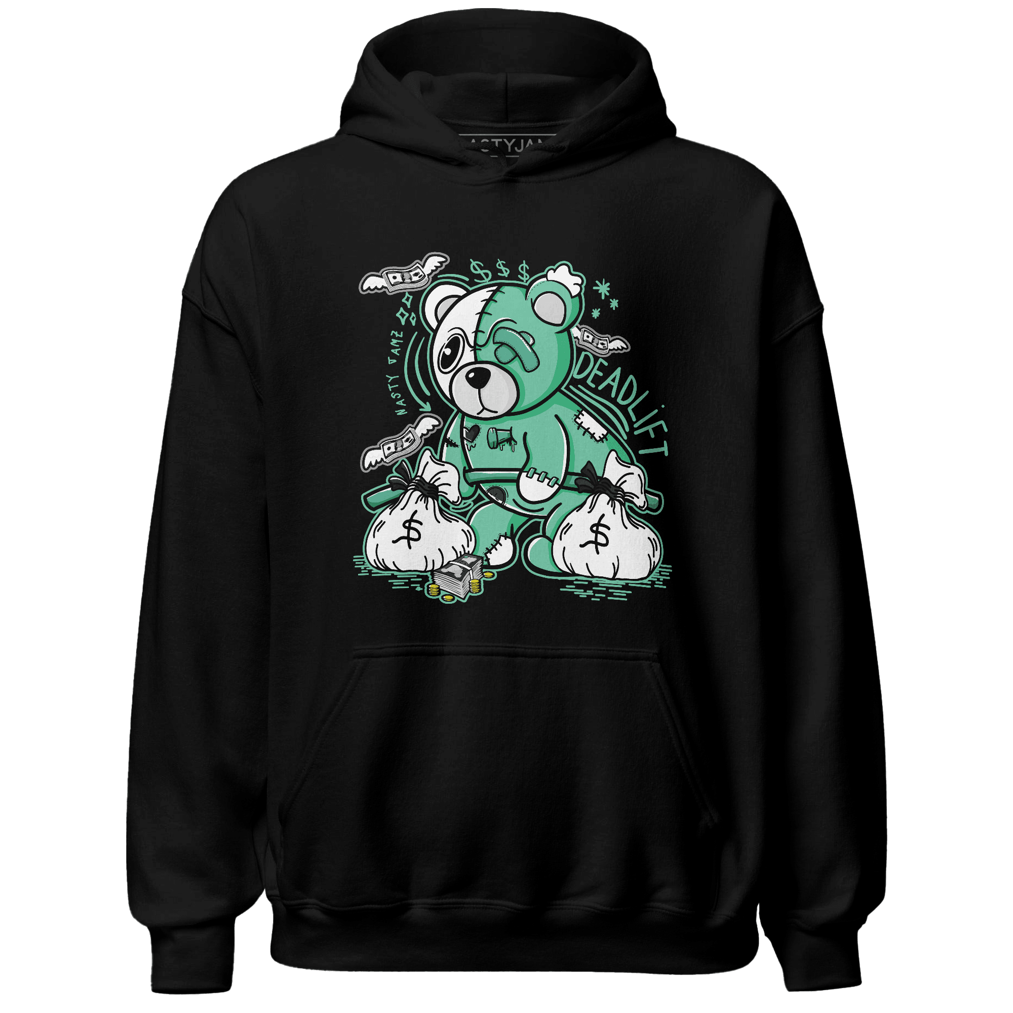 High OG Green Glow 1s Hoodie Match Deadlift BER - NastyJamz