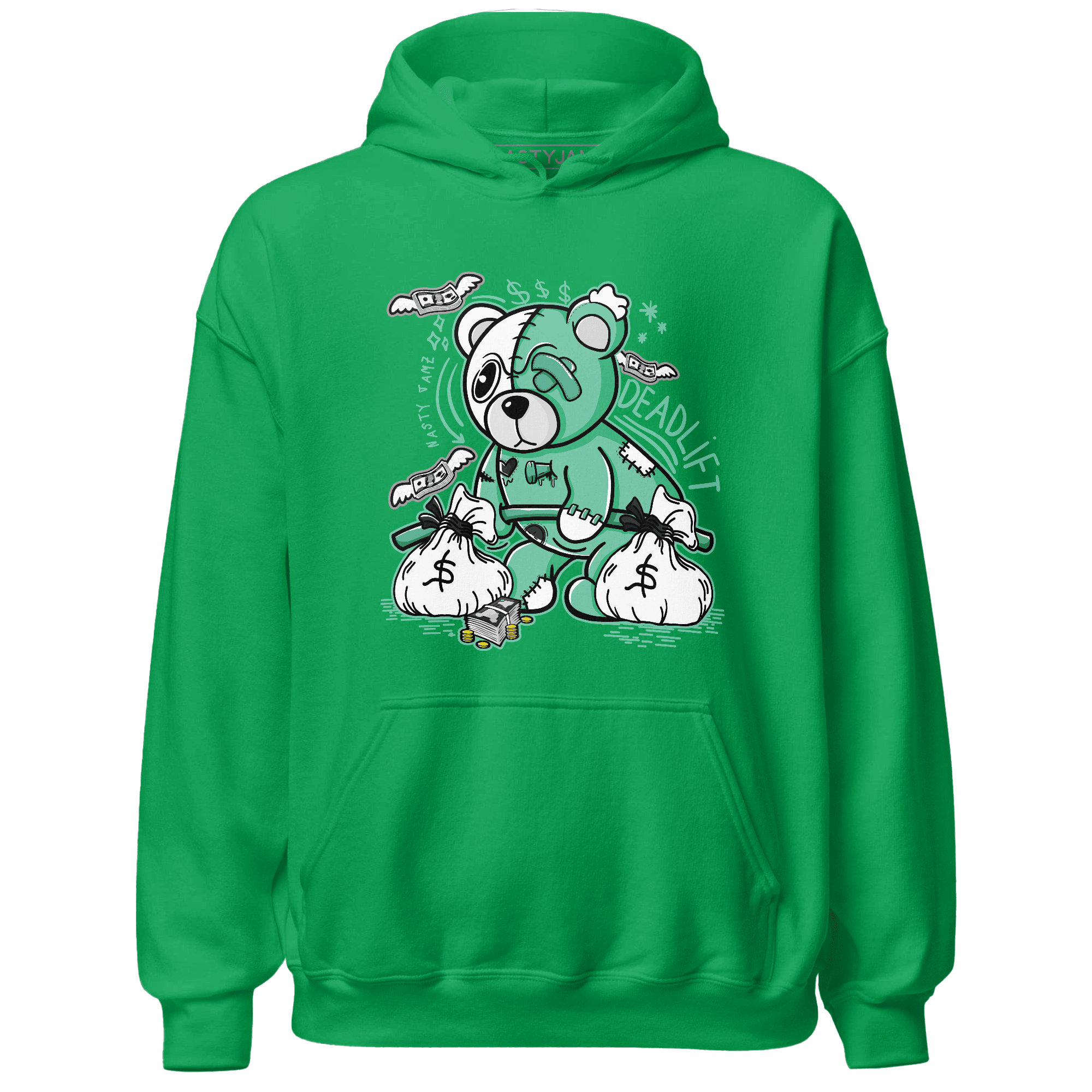 High OG Green Glow 1s Hoodie Match Deadlift BER - NastyJamz