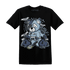 Mid Diffused Blue Grey 1s T Shirt Match Deadlift BER - NastyJamz