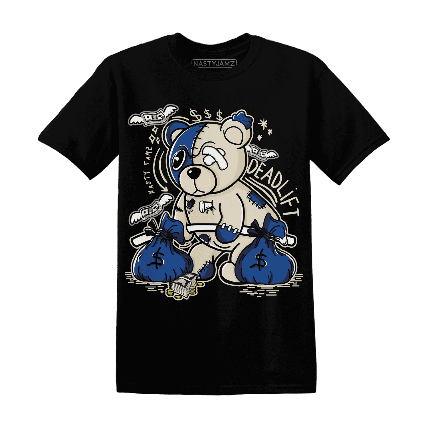 Quaiii 54 3s T Shirt Match Deadlift BER - NastyJamz