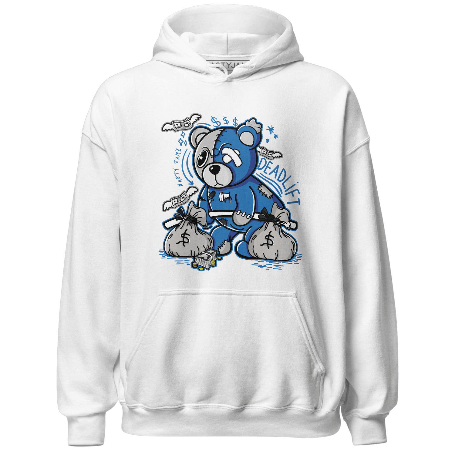 Industrial Blue 4s Hoodie Match Deadlift BER - NastyJamz