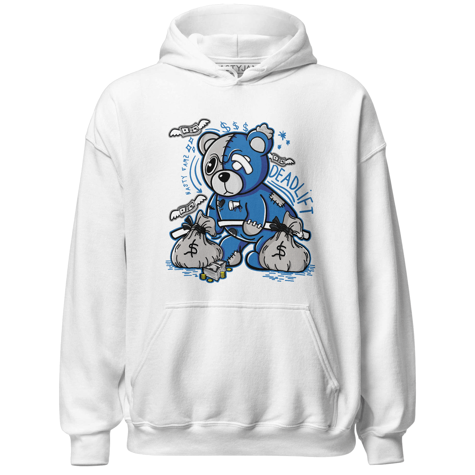 Industrial Blue 4s Hoodie Match Deadlift BER - NastyJamz