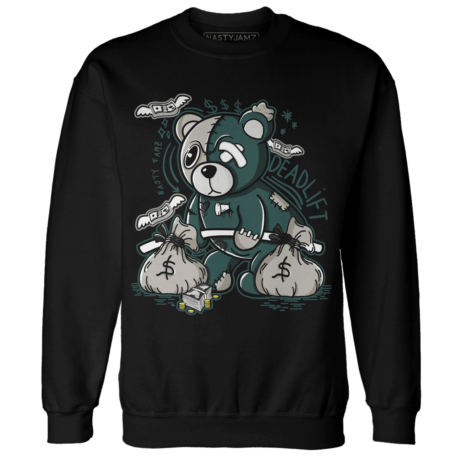 Oxidized Green 4s Sweatshirt Match Deadlift BER - NastyJamz