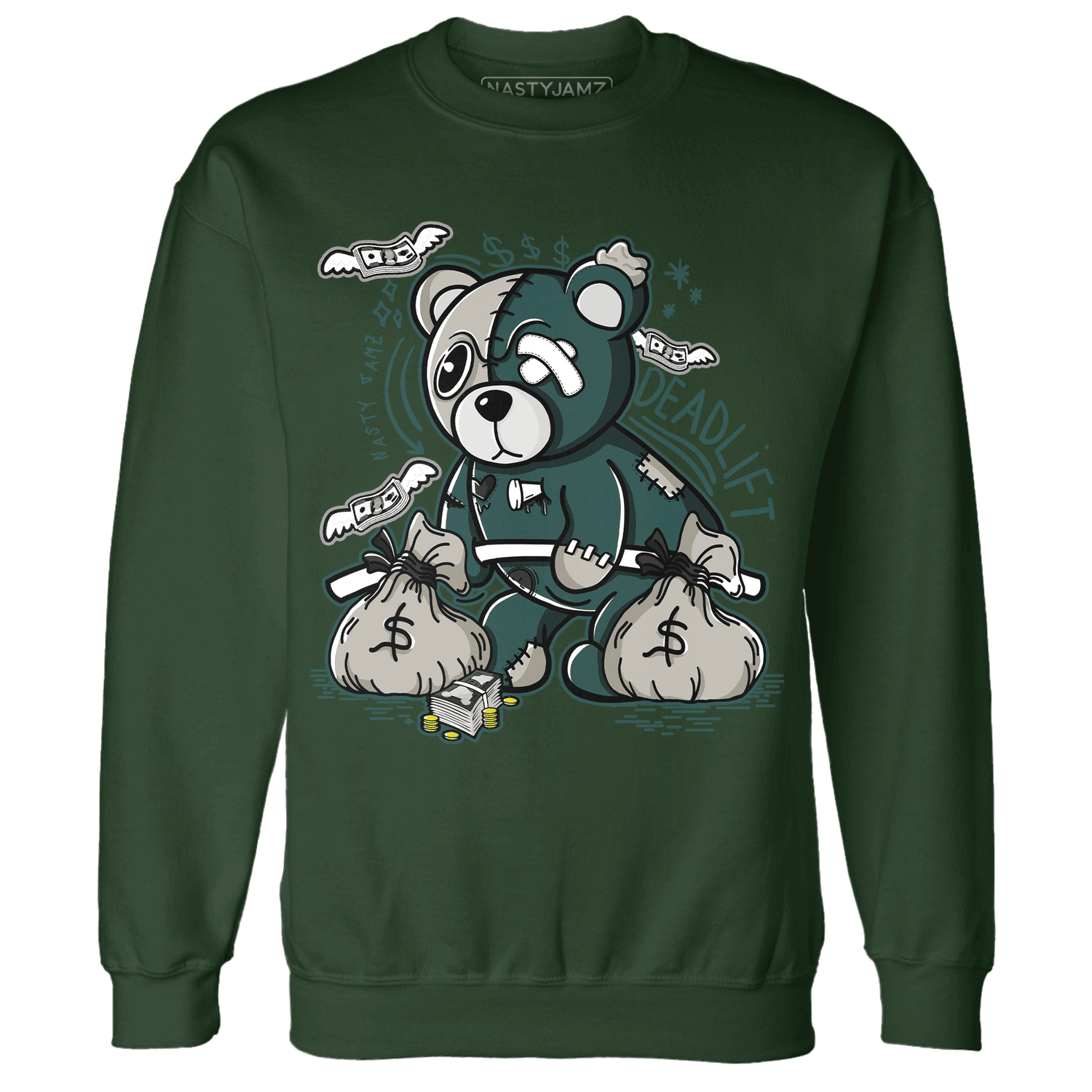 Oxidized Green 4s Sweatshirt Match Deadlift BER - NastyJamz