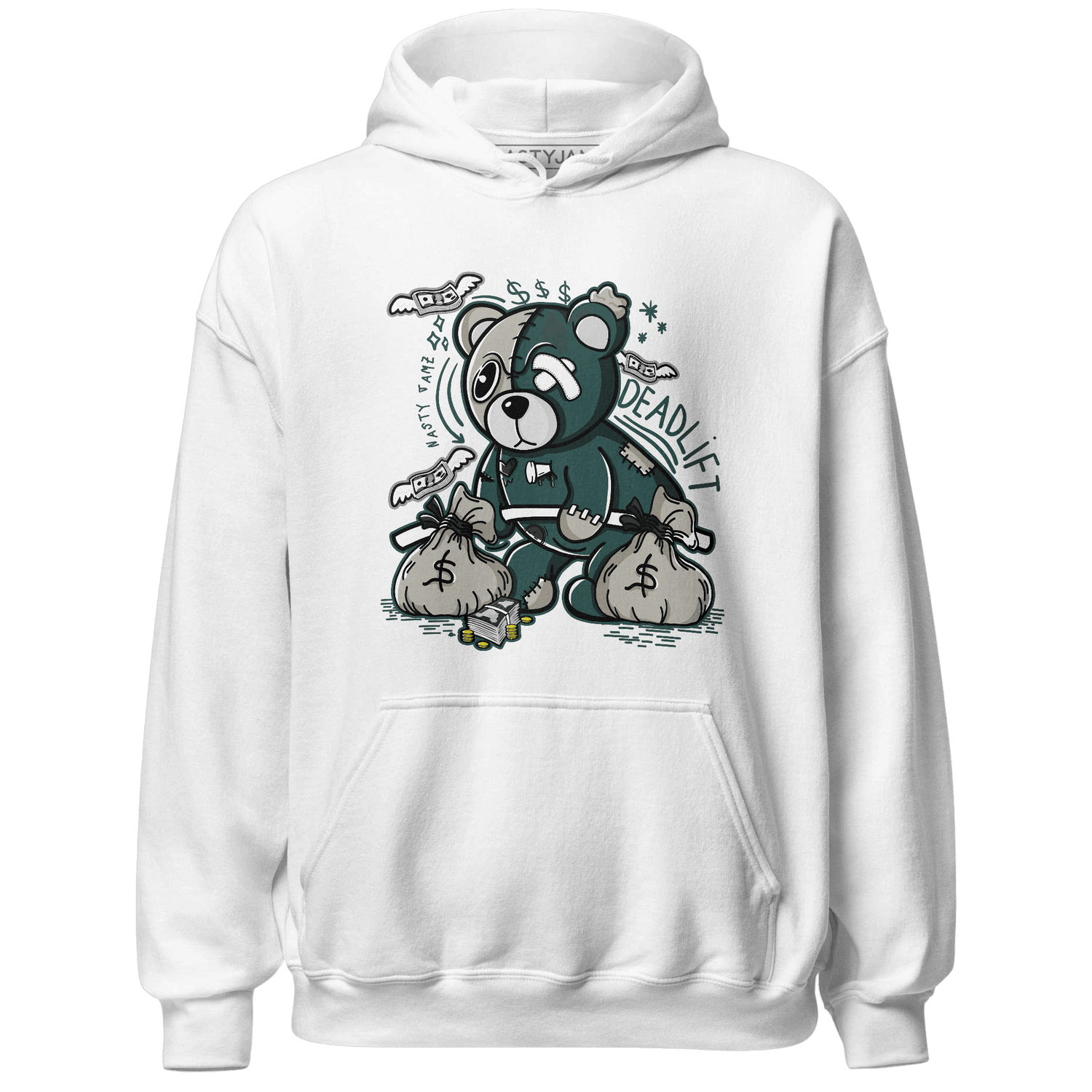 Oxidized Green 4s Hoodie Match Deadlift BER - NastyJamz