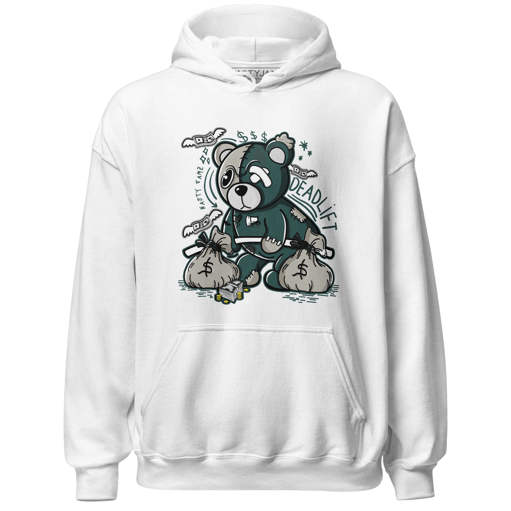 Oxidized Green 4s Hoodie Match Deadlift BER - NastyJamz