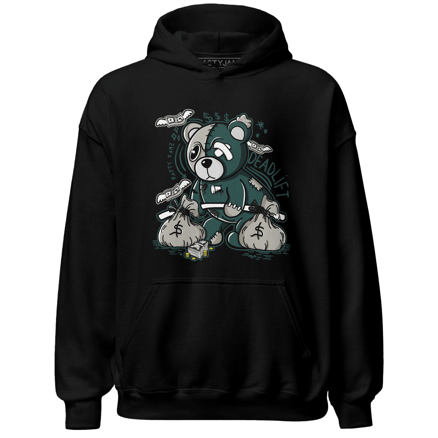 Oxidized Green 4s Hoodie Match Deadlift BER - NastyJamz