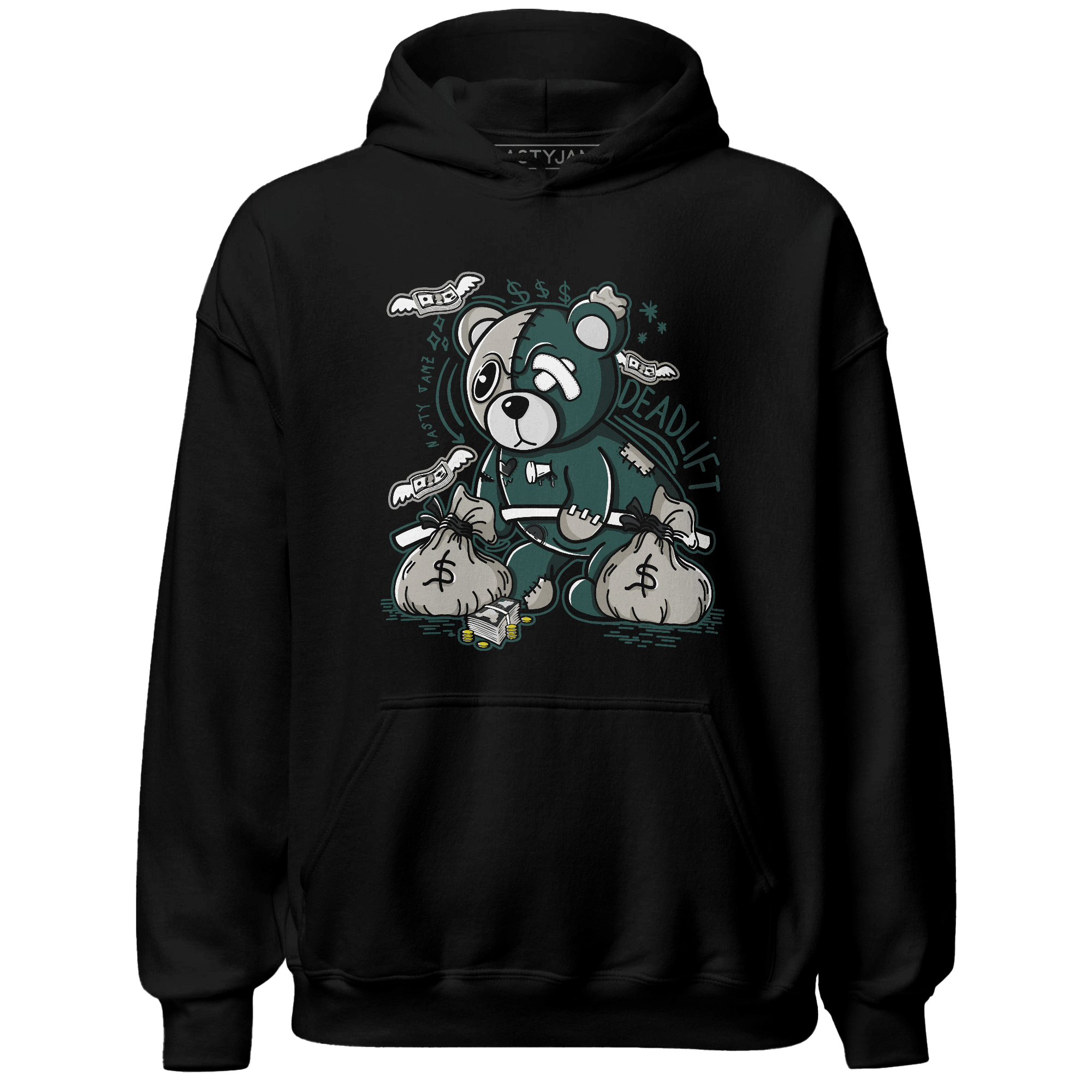 Oxidized Green 4s Hoodie Match Deadlift BER - NastyJamz