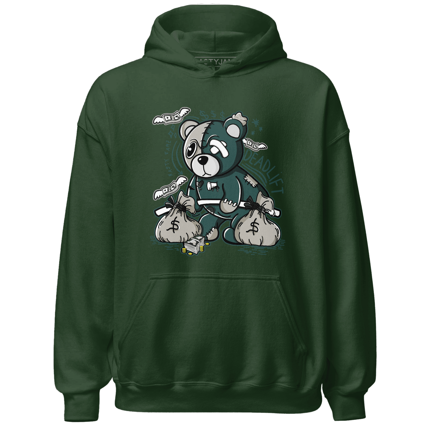Oxidized Green 4s Hoodie Match Deadlift BER - NastyJamz