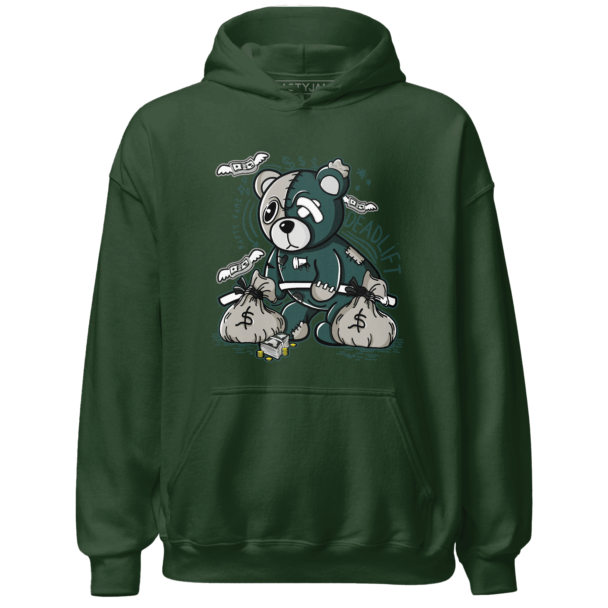 Oxidized Green 4s Hoodie Match Deadlift BER - NastyJamz